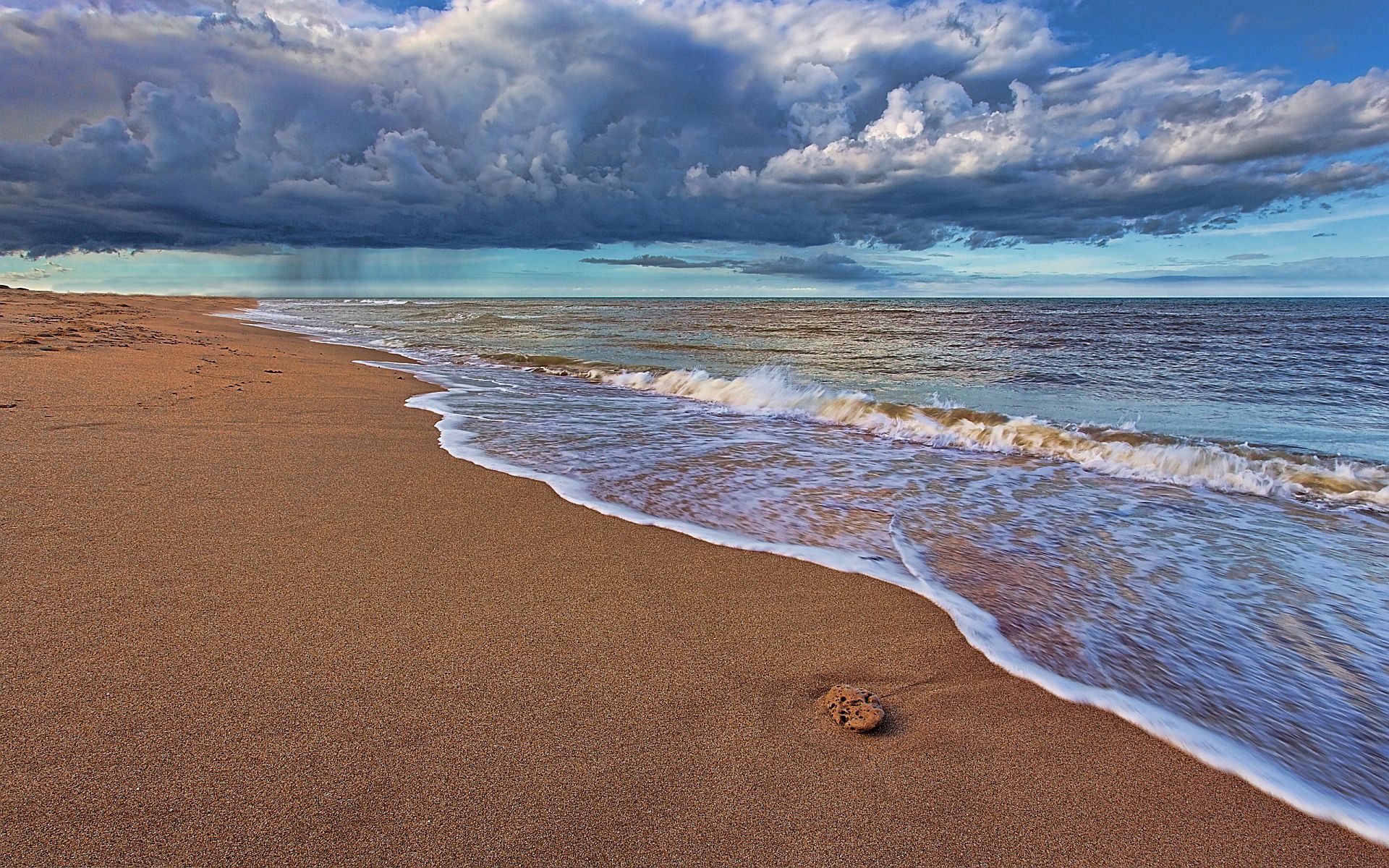 Cloudy Beach Computer Wallpapers - 4k, HD Cloudy Beach Computer ...