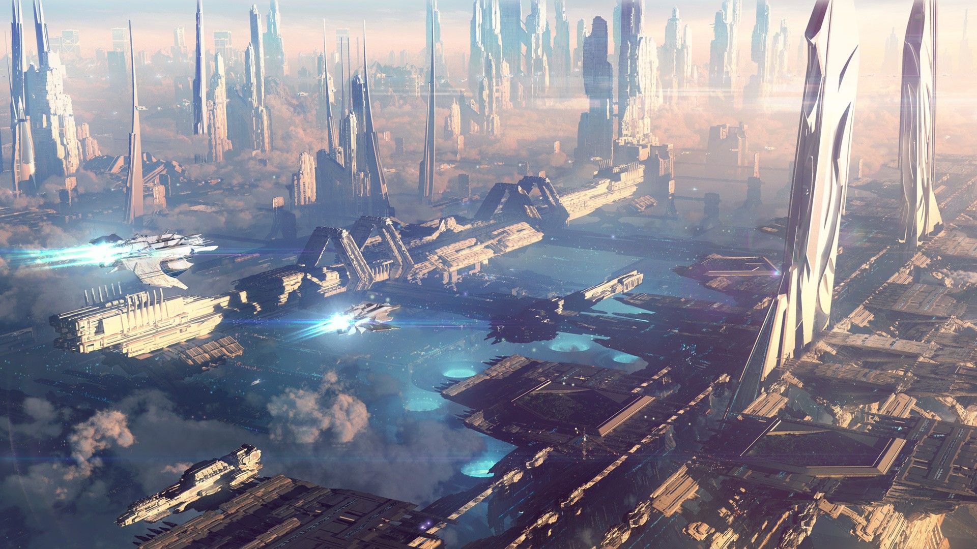 Futuristic City Wallpapers - 4k, HD Futuristic City Backgrounds on