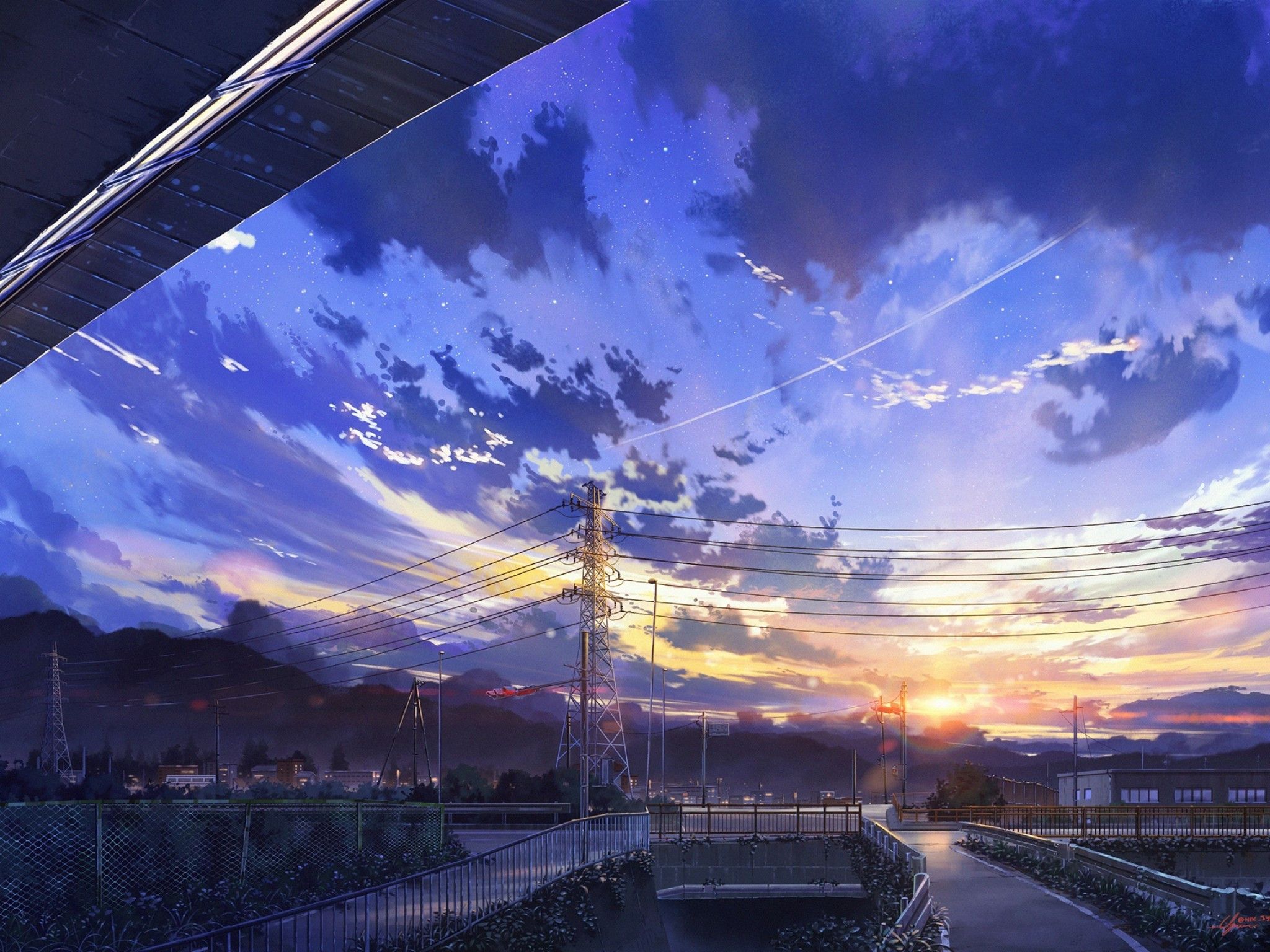Anime Landscape Wallpapers - 4k, HD Anime Landscape Backgrounds on