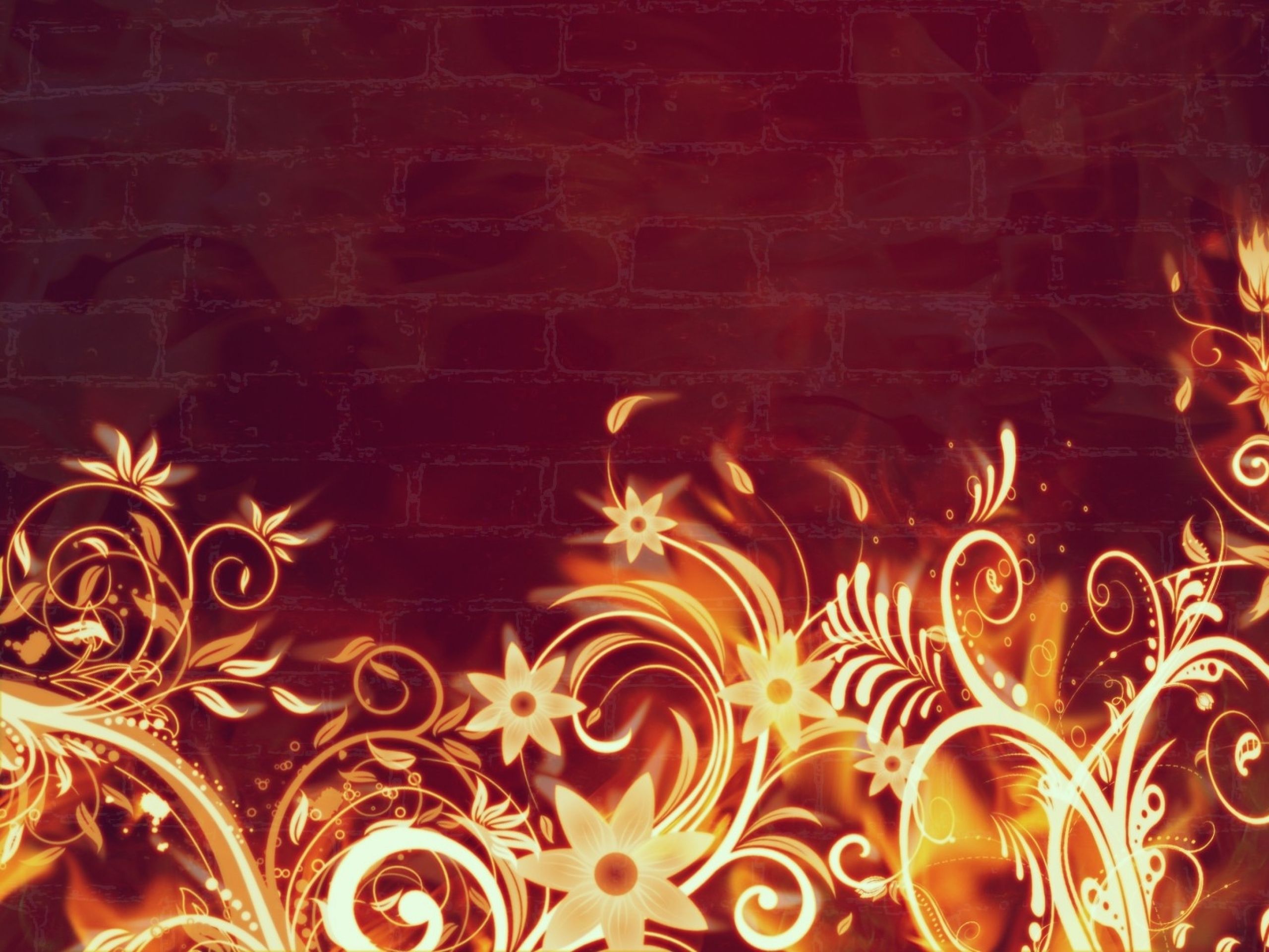 Fire Flowers Wallpapers 4k Hd Fire Flowers Backgrounds On Wallpaperbat