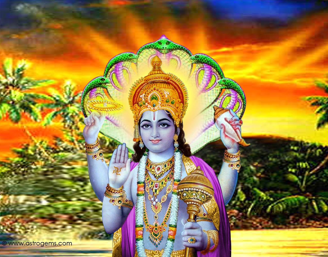 Lord Vishnu Wallpapers - 4k, HD Lord Vishnu Backgrounds on WallpaperBat