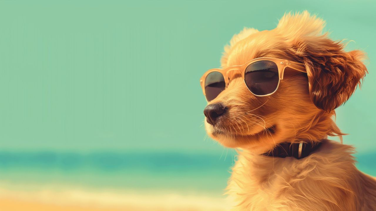 1280x720 Dog Wallpaper - Puppy, Summer, Animals ... Wallpaper