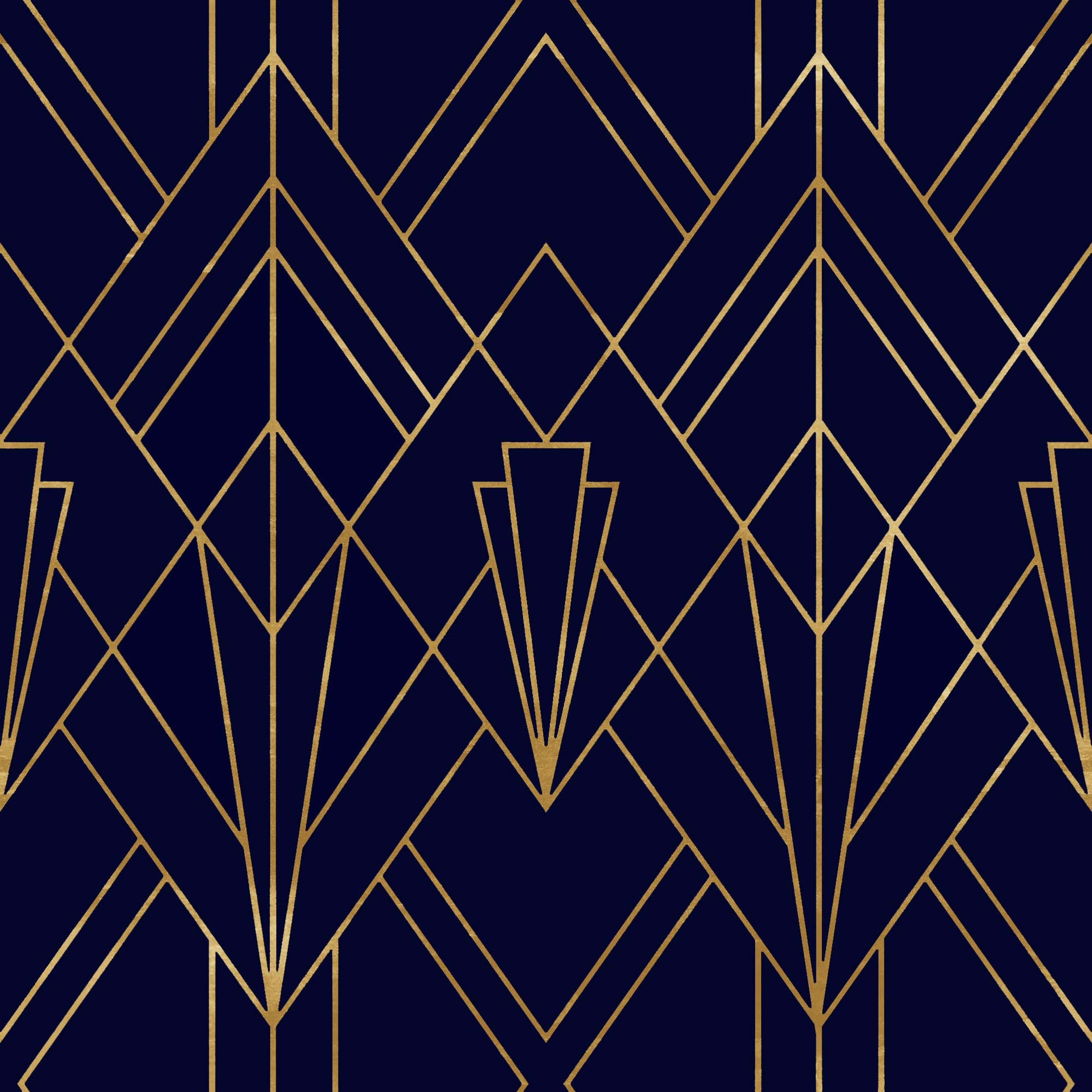 Blue and Gold Geometric Wallpapers - 4k, HD Blue and Gold Geometric