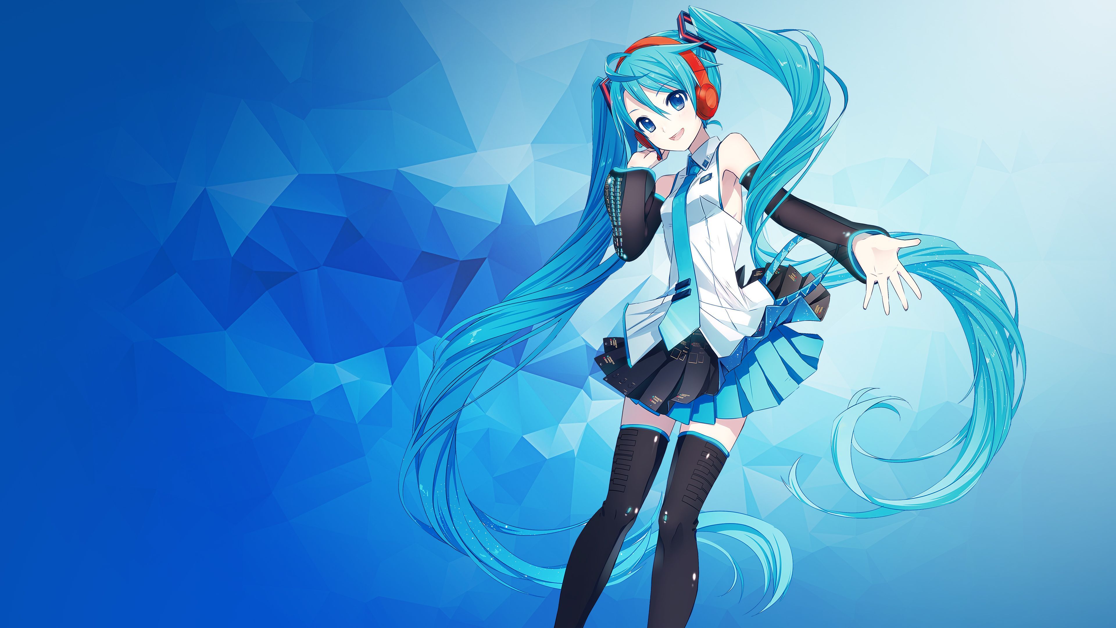 Wallpaper girl, anime, art, kit, piano, Vocaloid for mobile and desktop,  section арт, resolution 3840x1848 - download