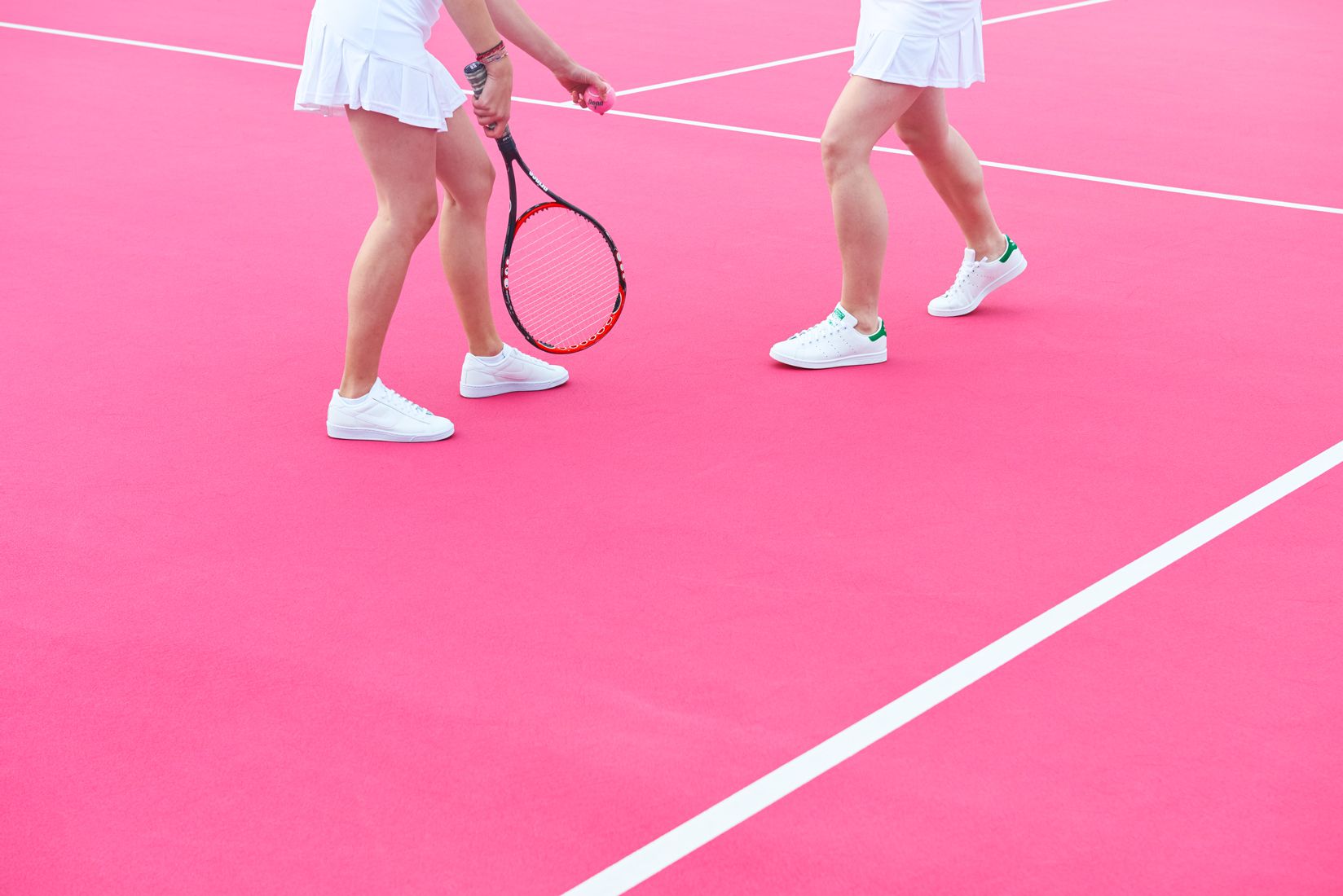 pink sky travel tennis
