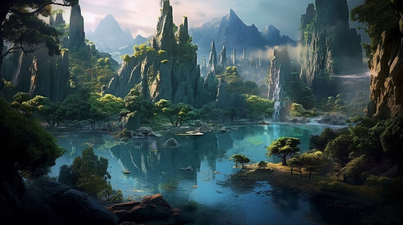 Fantasy Landscape Wallpapers - 4k, HD Fantasy Landscape Backgrounds on