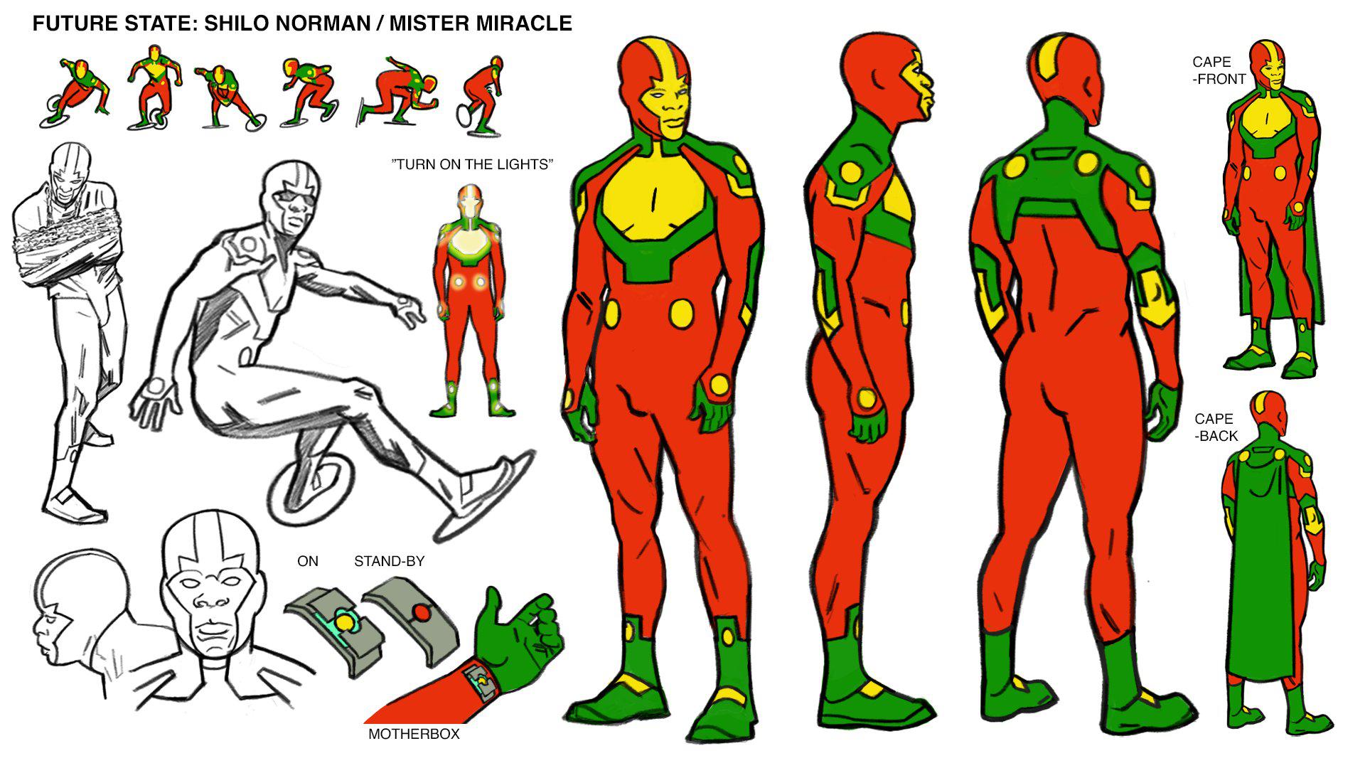 1920x1080 Future State: Mister Miracle (Shilo Norman) Character Design By V...