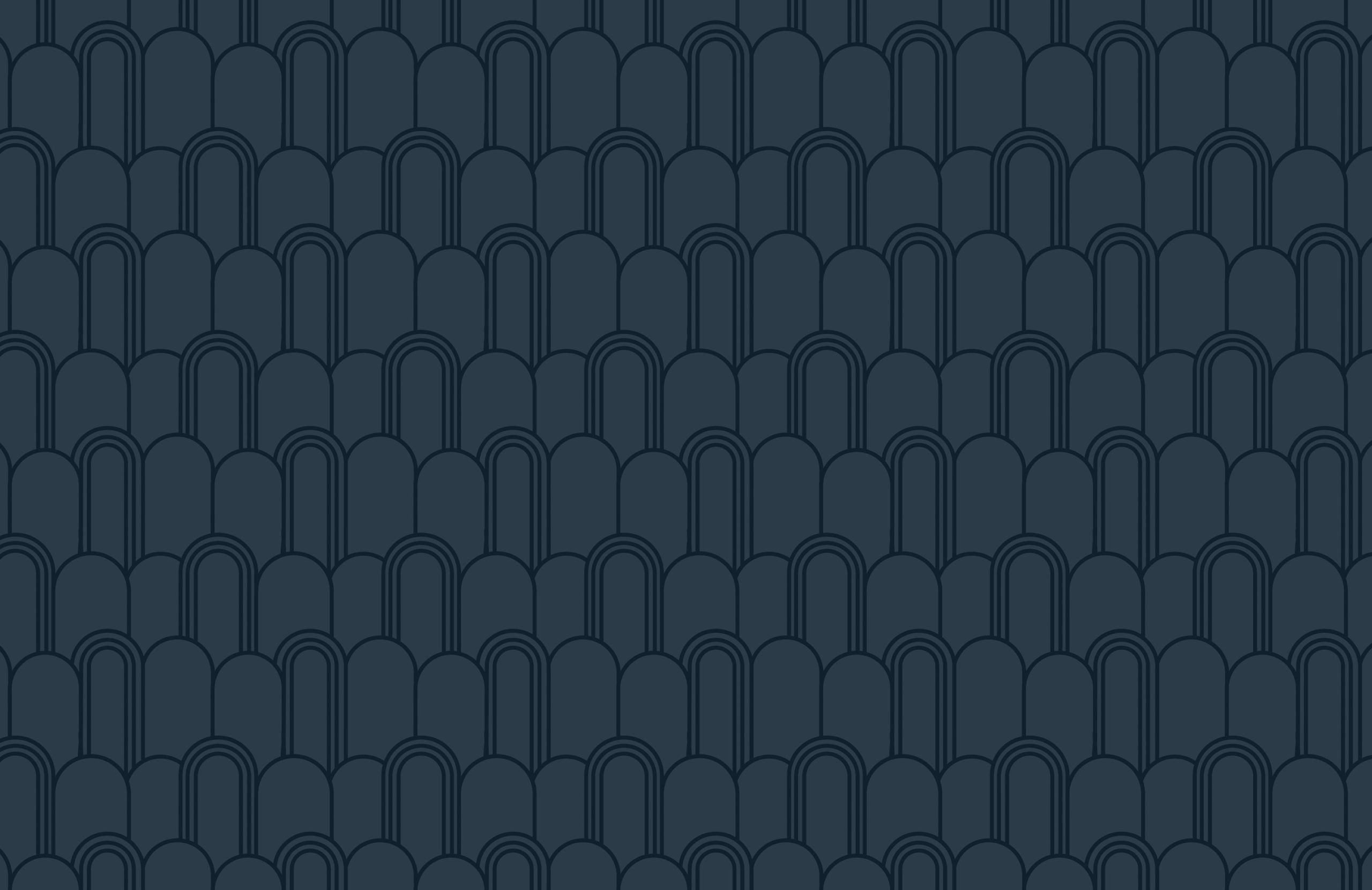 2560x1661 Navy Blue Art Deco Arch Pattern Wallpaper | Hovia Wallpaper