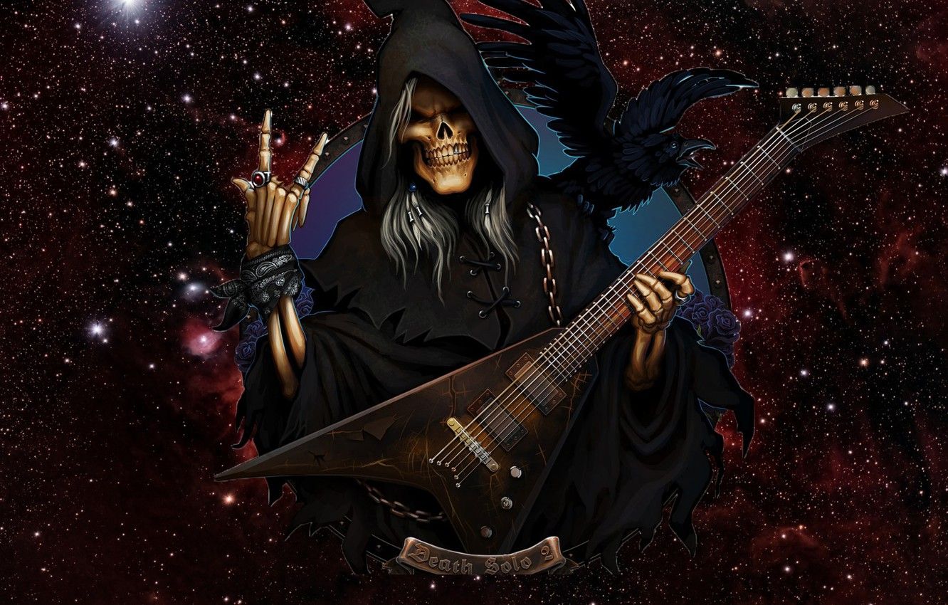 Skeleton Playing Guitar Wallpapers 4k Hd Skeleton Playing Guitar Backgrounds On Wallpaperbat