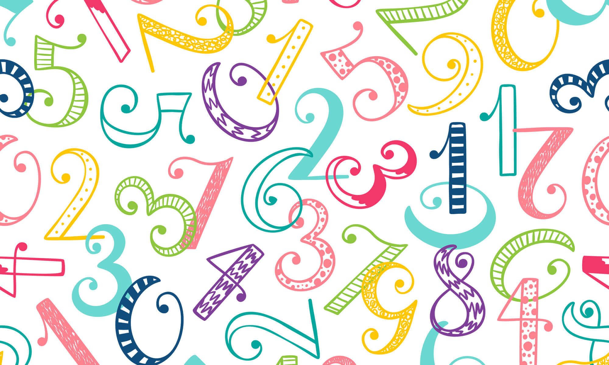 Artistic Numbers Wallpapers - 4k, HD Artistic Numbers Backgrounds on