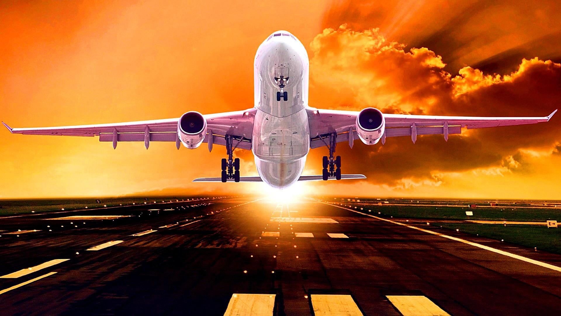 Airplane Takeoff Wallpapers 4k Hd Airplane Takeoff Backgrounds On Wallpaperbat 7273