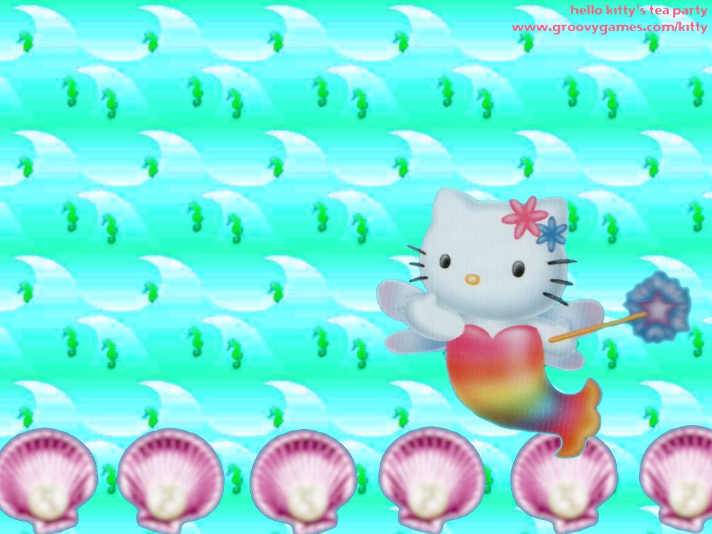 Hello Kitty Mermaid Wallpapers 4k Hd Hello Kitty Mermaid Backgrounds On Wallpaperbat