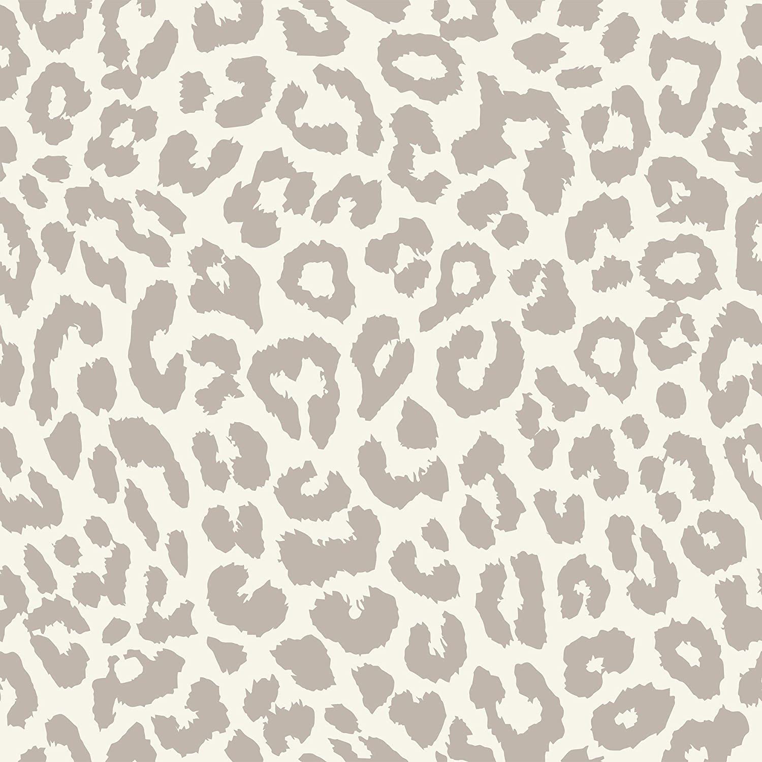 Gray Leopard Animal Print Wallpaper Mural