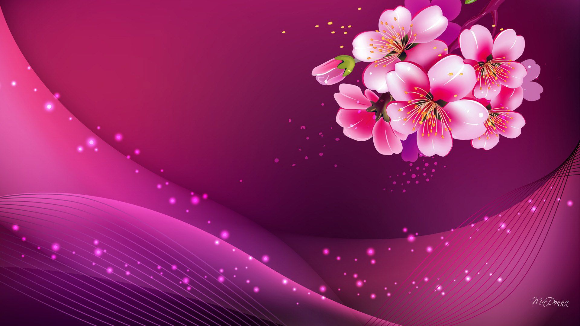 Magenta Floral Wallpapers - 4k, HD Magenta Floral Backgrounds on