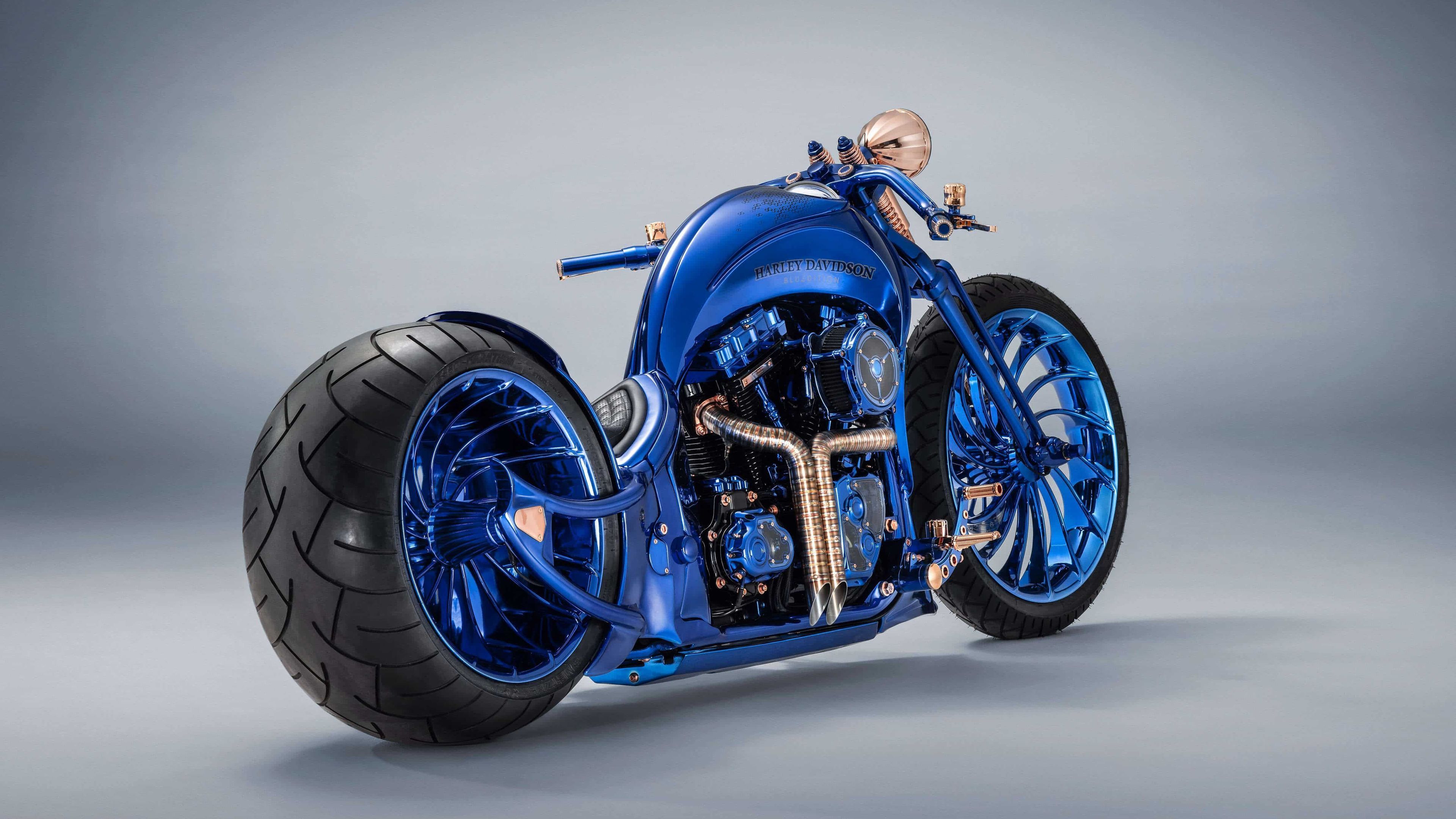 3840x2160 Harley Davidson Blue Edition 4k hd-wallpapers, harley davidson wallpapers,  bikes wallpapers,… | Harley davidson motorcycles, Classic harley davidson,  Custom harleys Wallpaper