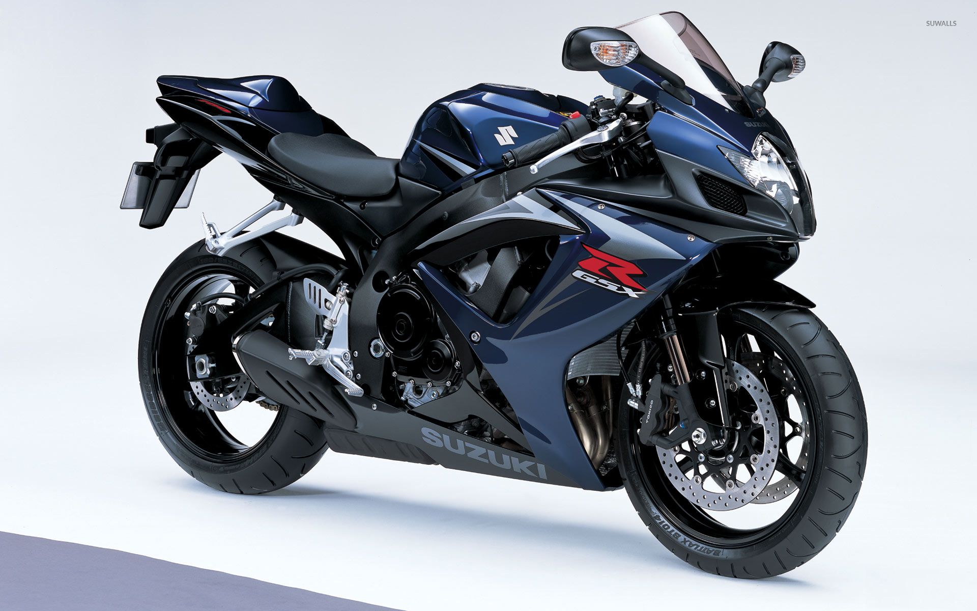 1920x1200 Dark blue Suzuki GSX-R750 wallpaper - Motorcycle wallpapers - #52986 Wallpaper