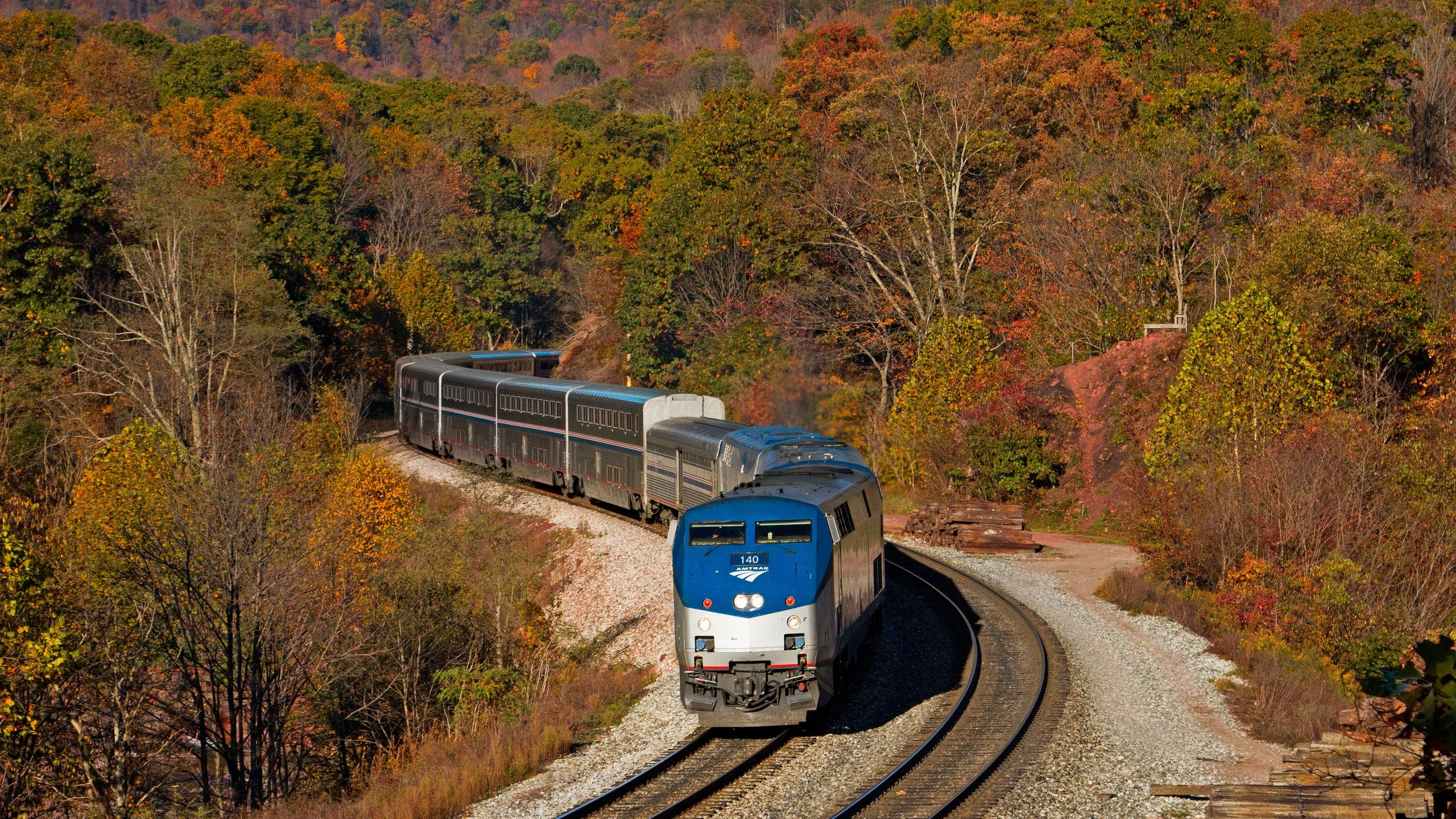 Autumn Train Wallpapers - 4k, HD Autumn Train Backgrounds on WallpaperBat