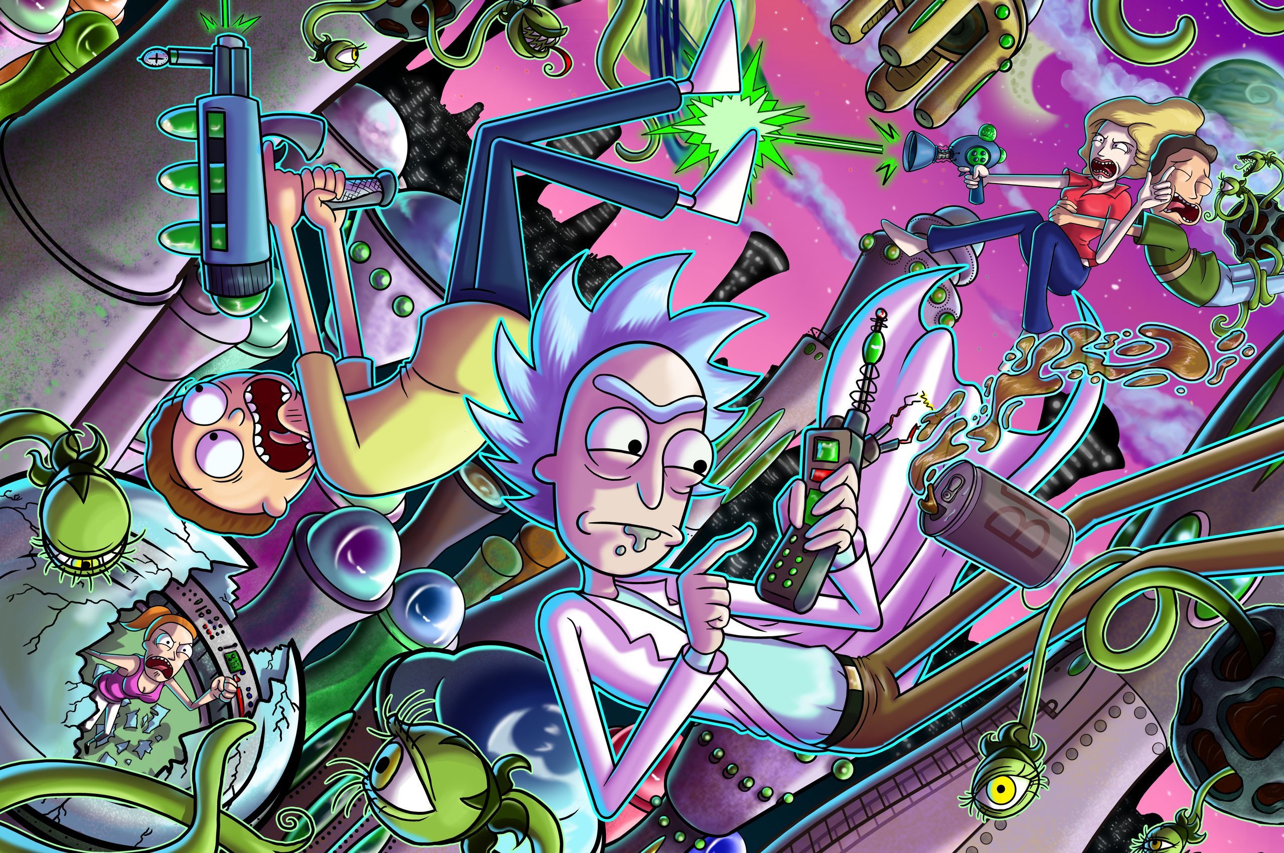 Rick and Morty Psychedelic Wallpapers - 4k, HD Rick and Morty ...