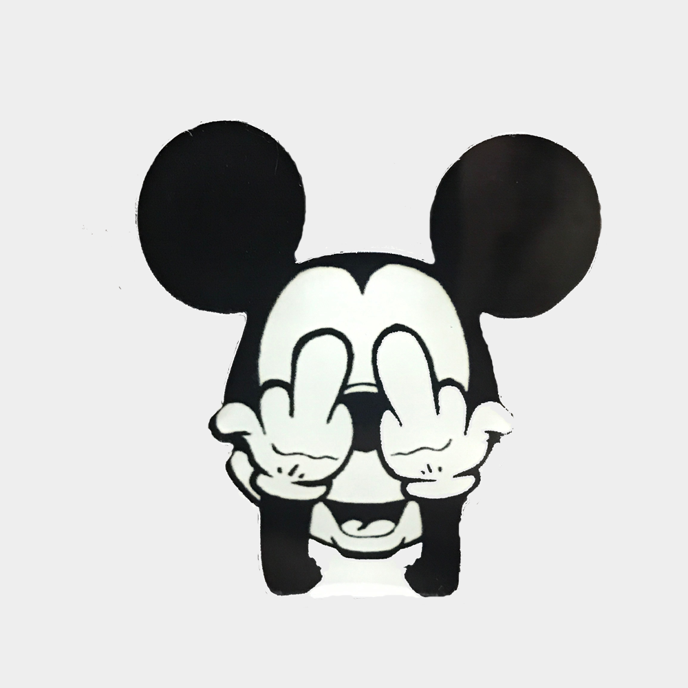 1000x1000 Adult Mickey Mouse Middle Fingers - Mickey Mouse Middle Fingers -...