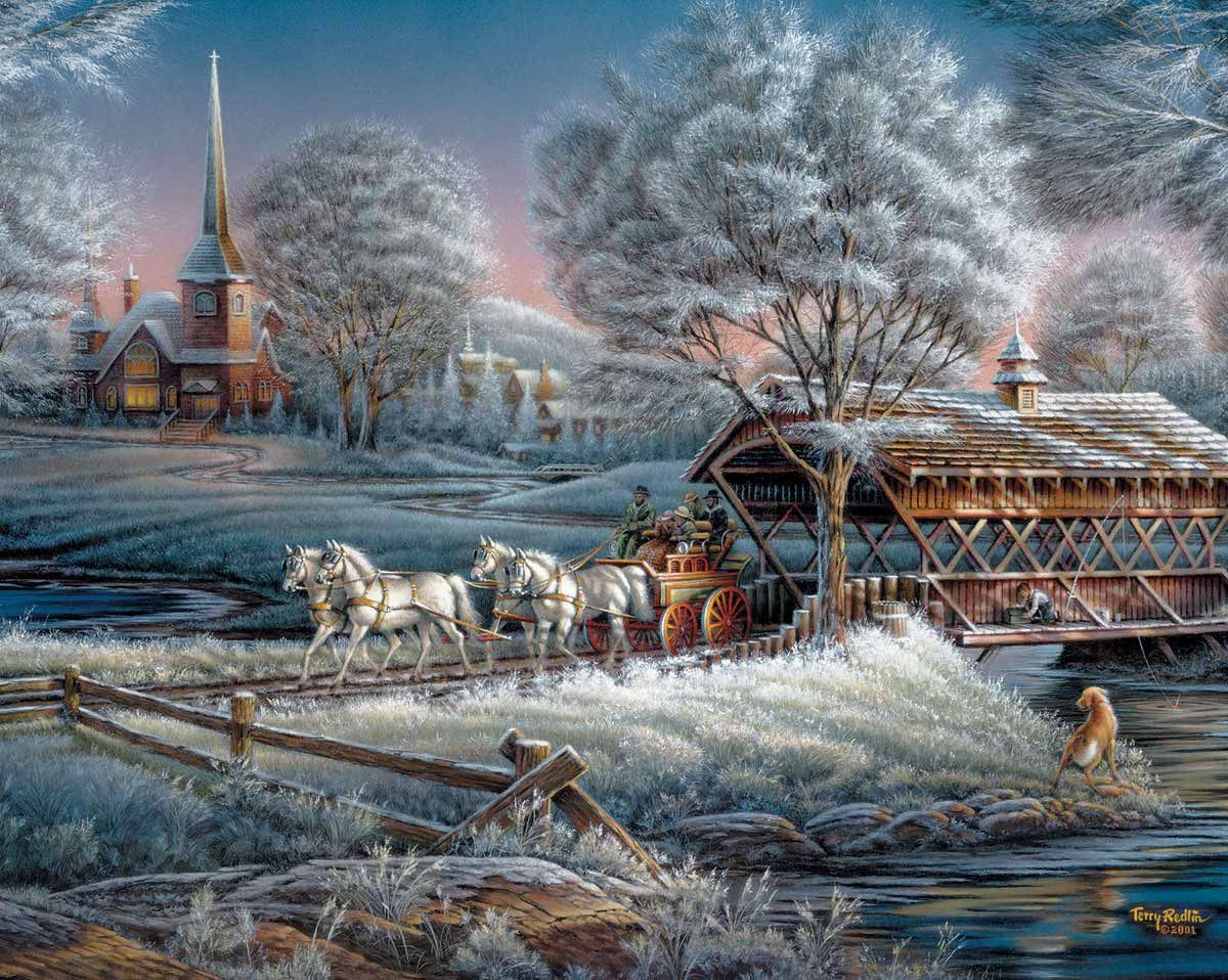 Terry Redlin Winter Wallpapers - 4k, HD Terry Redlin Winter Backgrounds ...