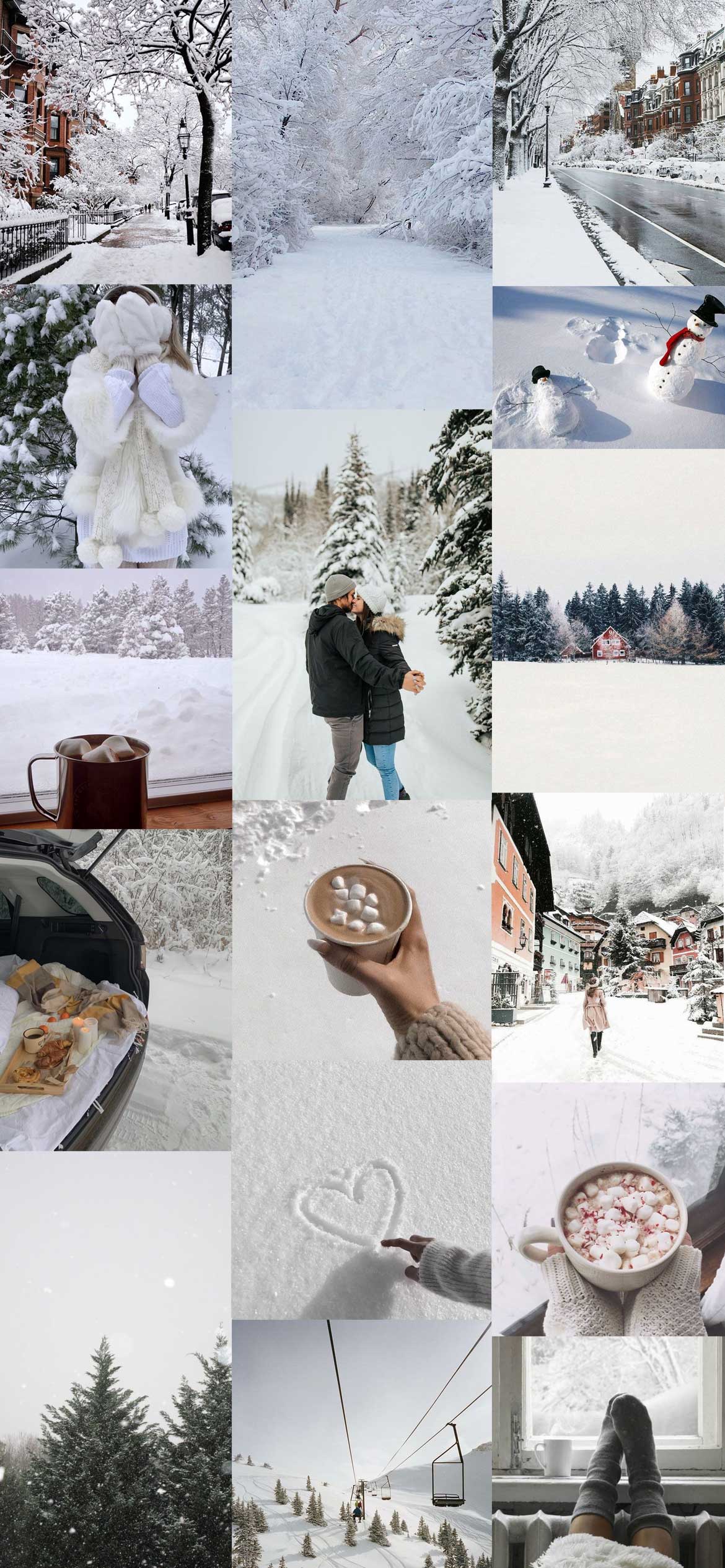 Winter Collage Wallpapers - 4k, HD Winter Collage Backgrounds on WallpaperBat