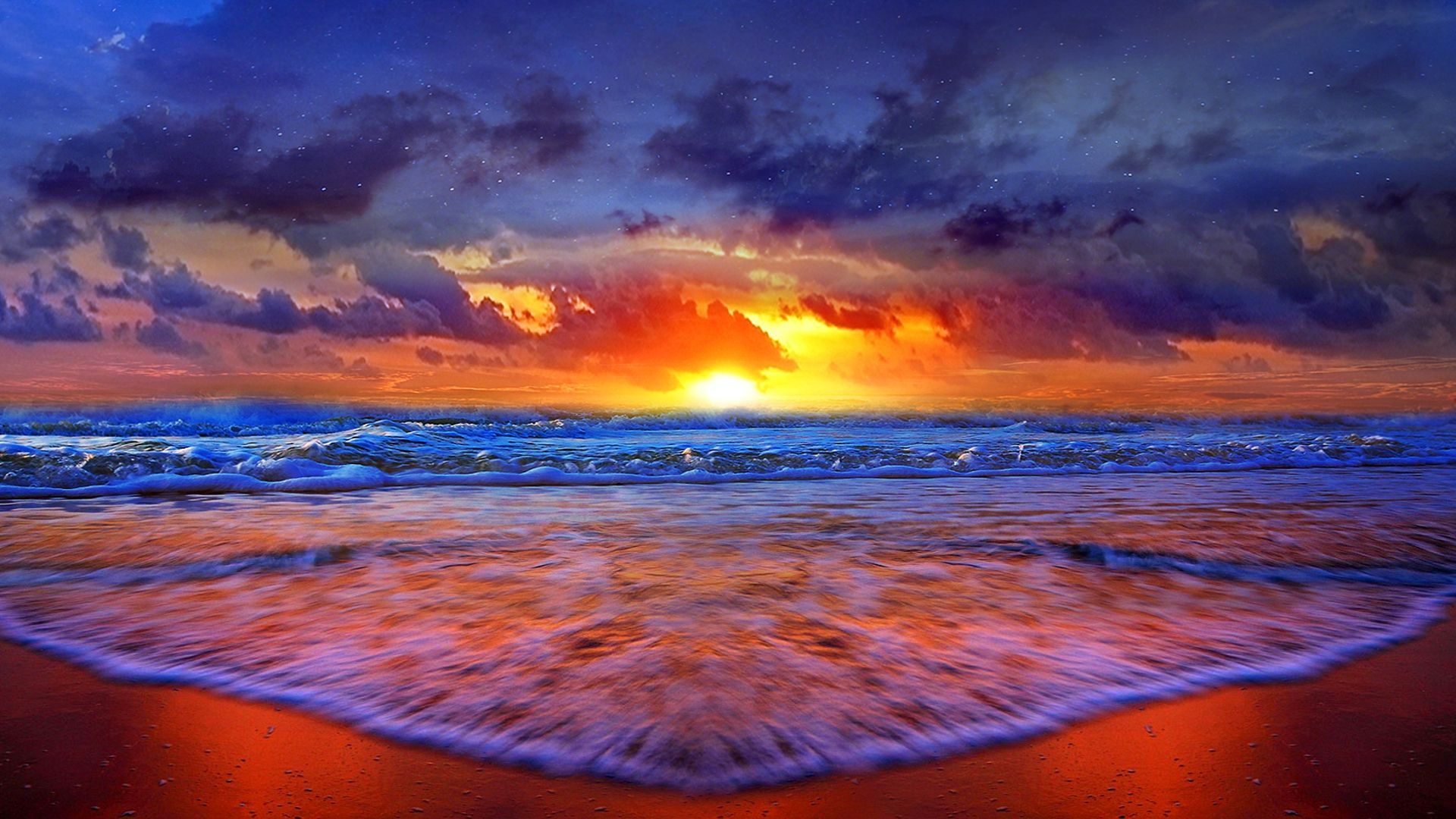 Beach Sunset Hd Desktop Wallpapers 4k Hd Beach Sunset Desktop