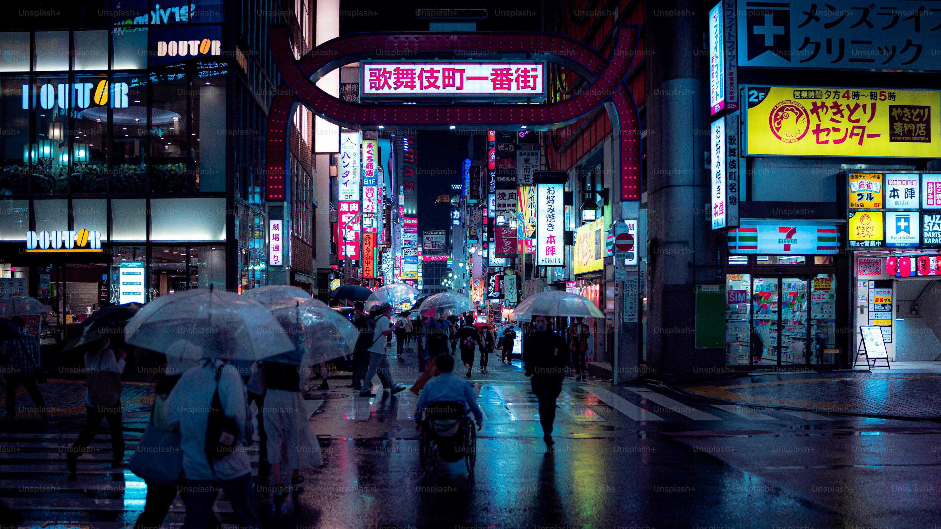 Tokyo Night Street Wallpapers - 4k, HD Tokyo Night Street Backgrounds ...