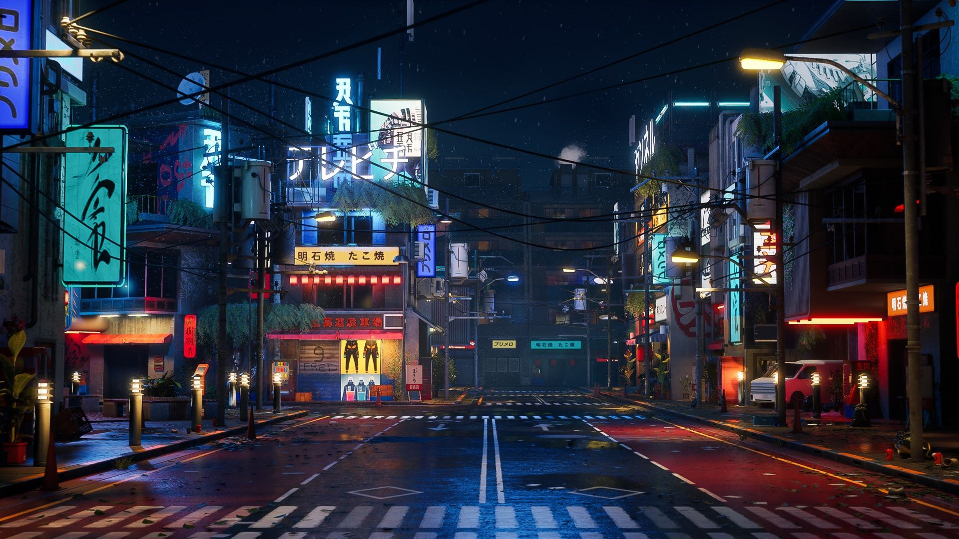 Tokyo Night Street Wallpapers - 4k, HD Tokyo Night Street Backgrounds ...