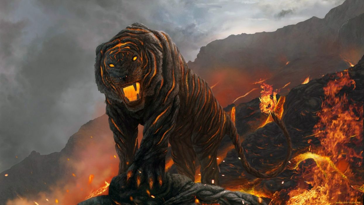 Fire Tiger Wallpapers - 4k, HD Fire Tiger Backgrounds on WallpaperBat