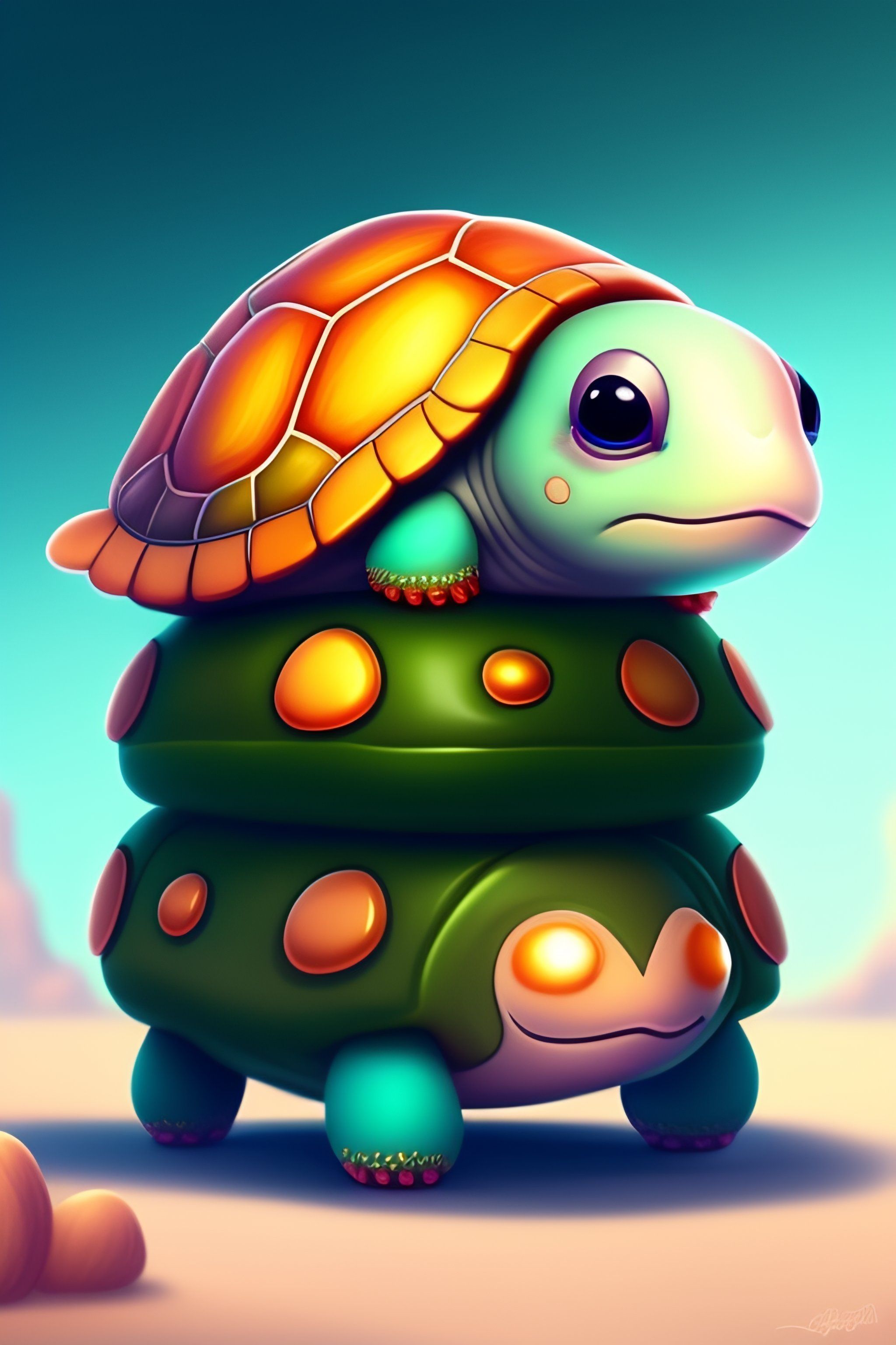 Cartoon Turtle Wallpapers - 4k, Hd Cartoon Turtle Backgrounds On 