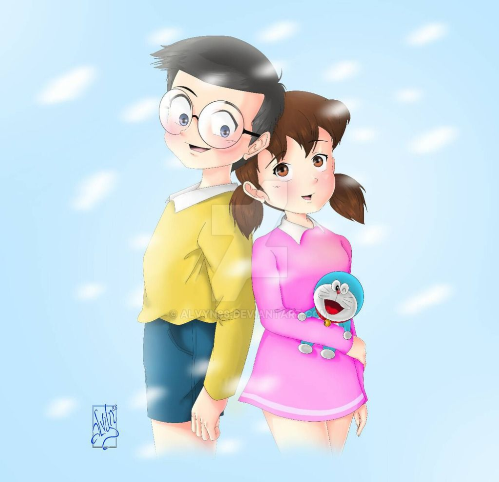 nobita-and-shizuka-wallpapers-4k-hd-nobita-and-shizuka-backgrounds