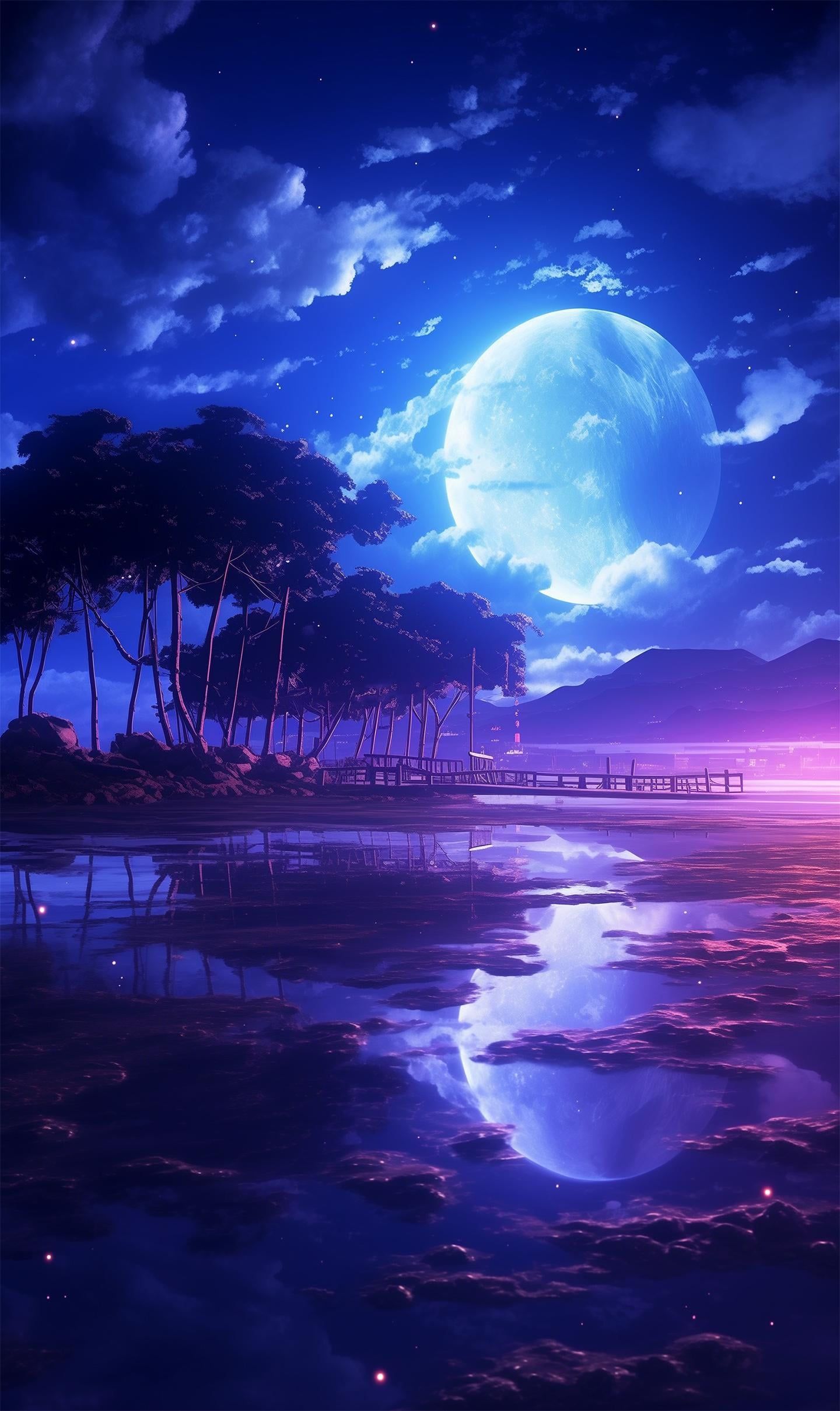 Blue Moon Wallpapers - 4k, HD Blue Moon Backgrounds on WallpaperBat