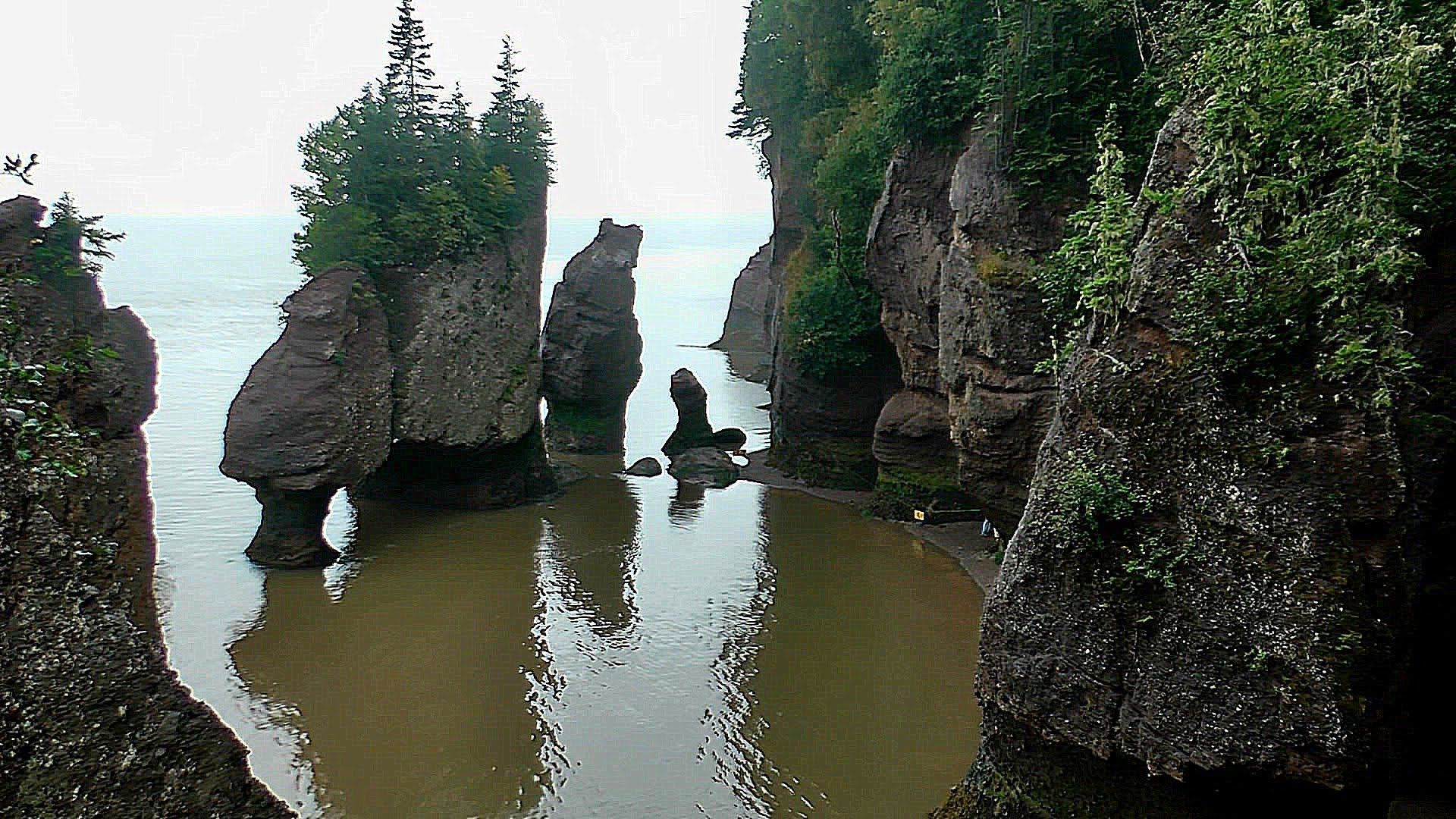 Hopewell Rocks and the Bay of Fundy