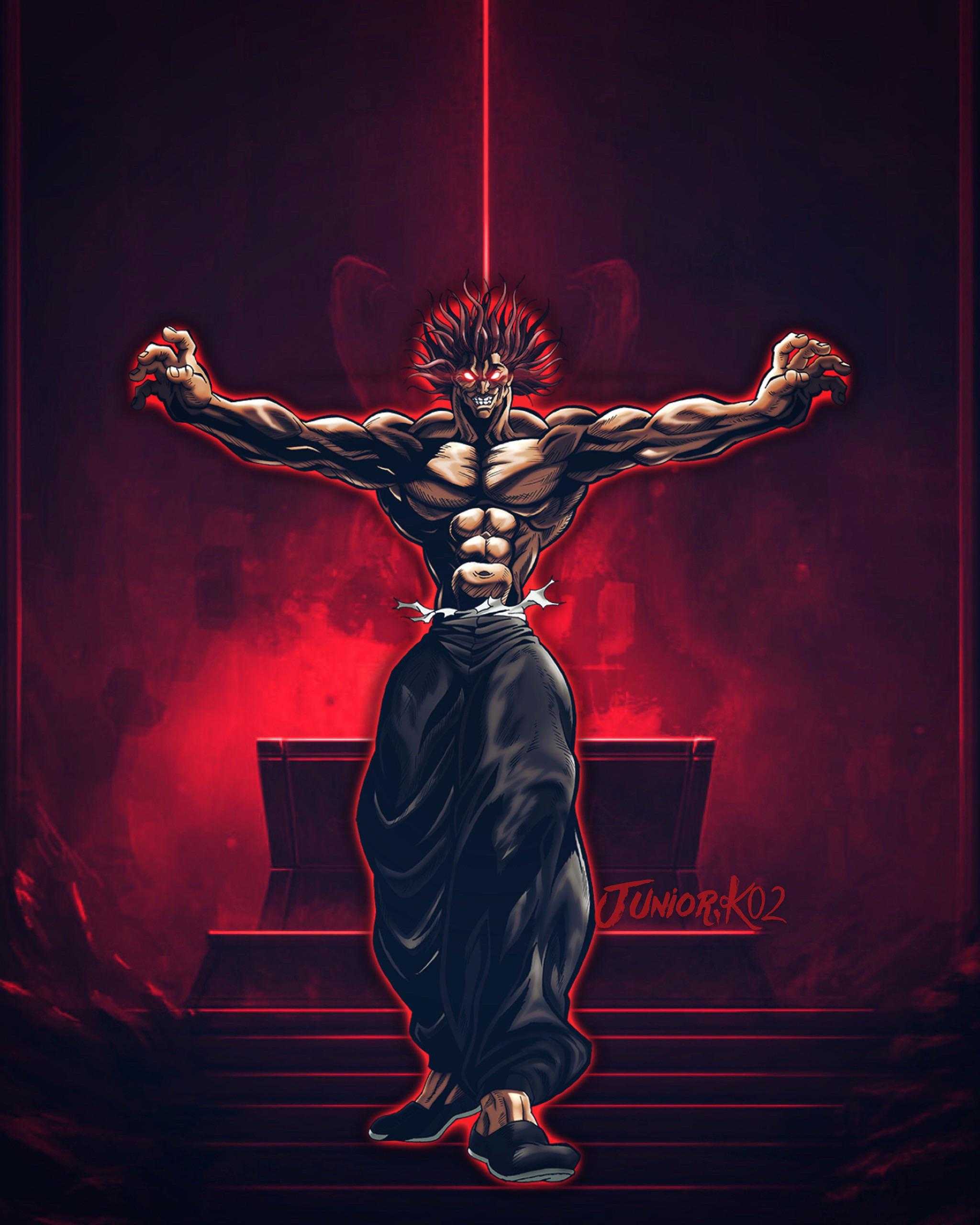 2048x2560 Yujiro Hanma Wallpaper on WallpaperBat