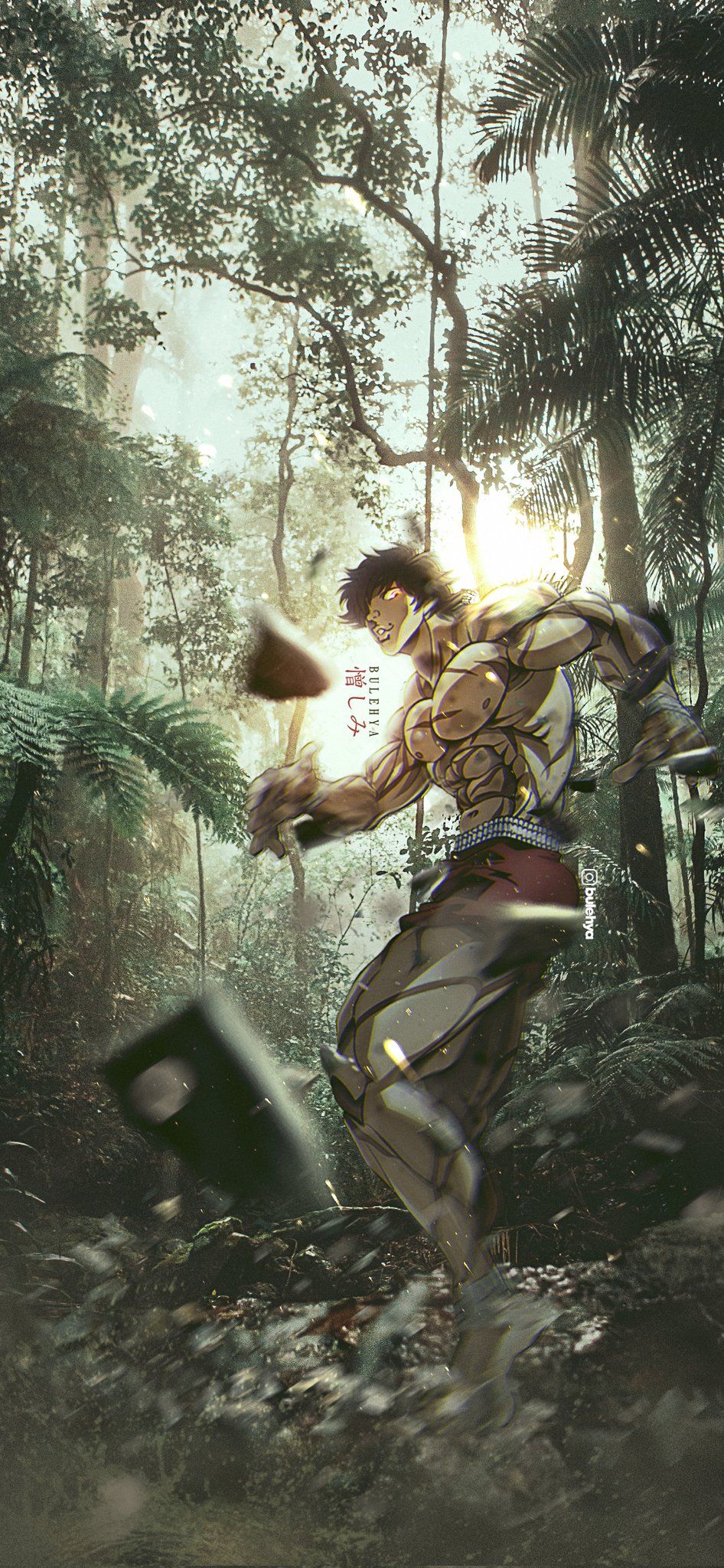 946x2048 Bulehya - WALLPAPER. ___ 範馬 刃牙 - BAKI HANMA #bakithegrappler / Twitter on WallpaperBat