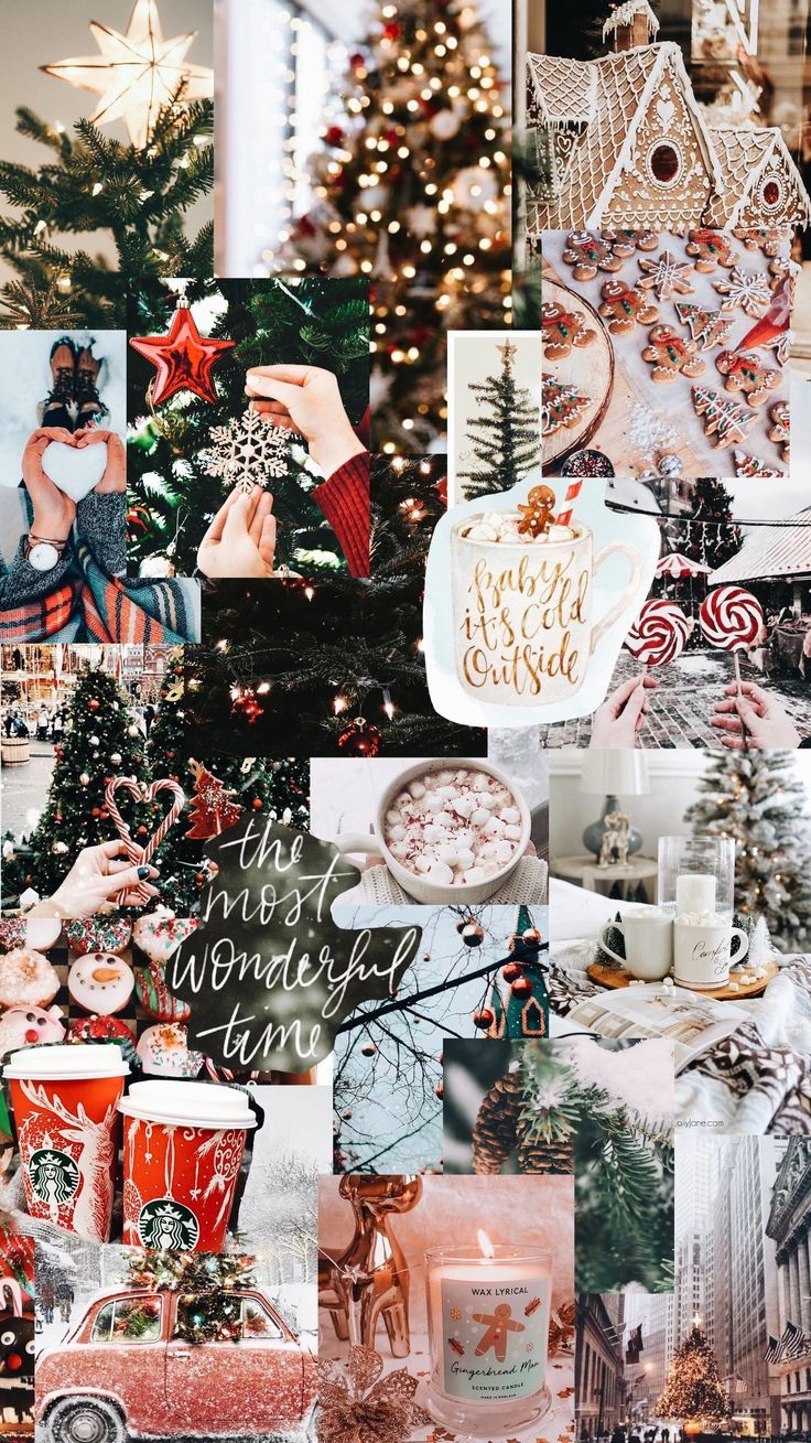 Christmas Collage Wallpapers - 4k, HD Christmas Collage Backgrounds on ...