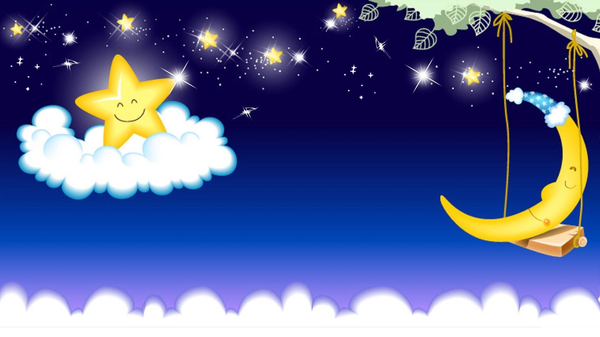 Cute Moon and Stars Wallpapers - 4k, HD Cute Moon and Stars Backgrounds ...