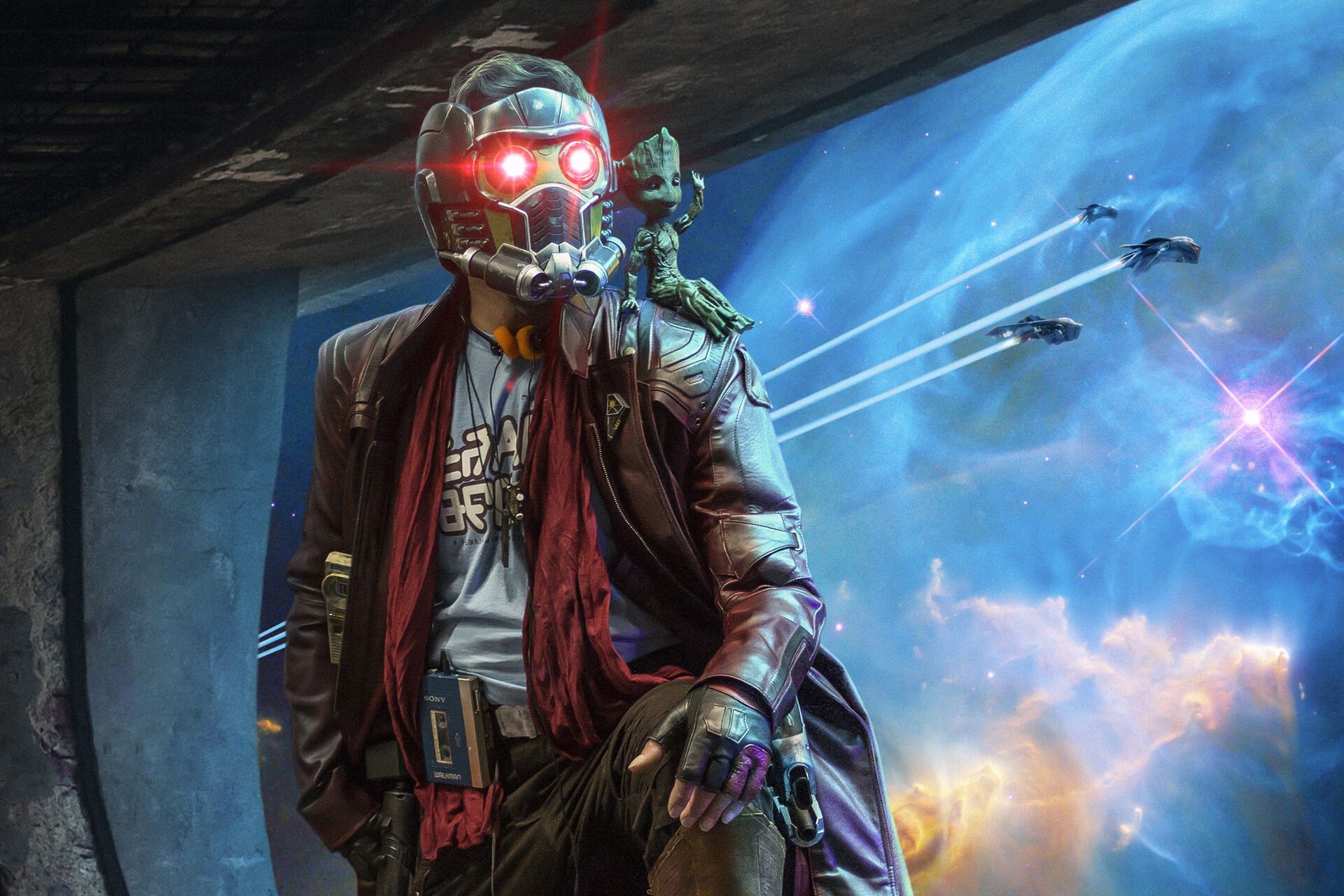 1920x1280 Wallpaper Groot, Guardians of the Galaxy, Star Lord, Art background on WallpaperBat