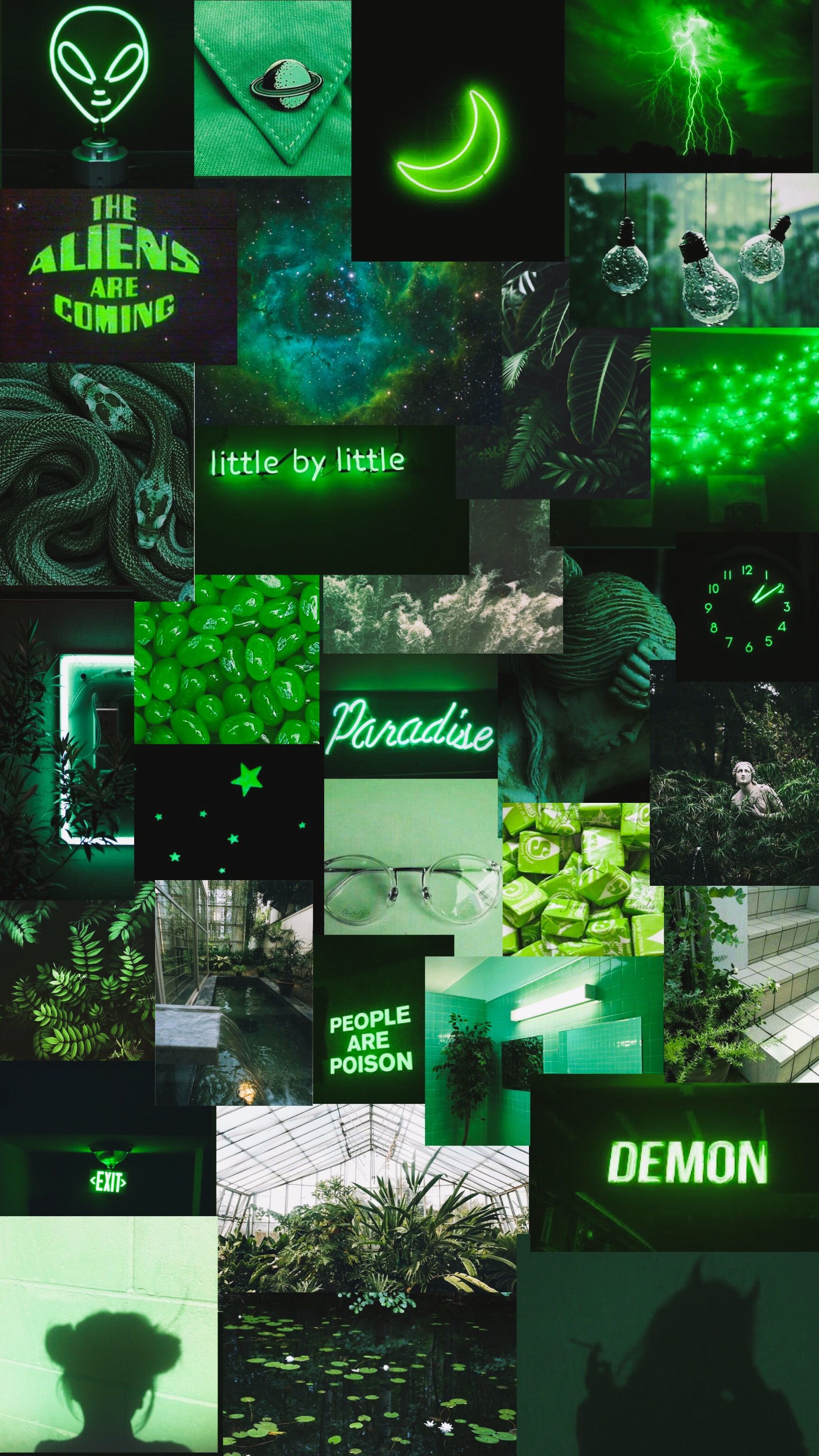 Green Collage Wallpapers - 4k, HD Green Collage Backgrounds on WallpaperBat