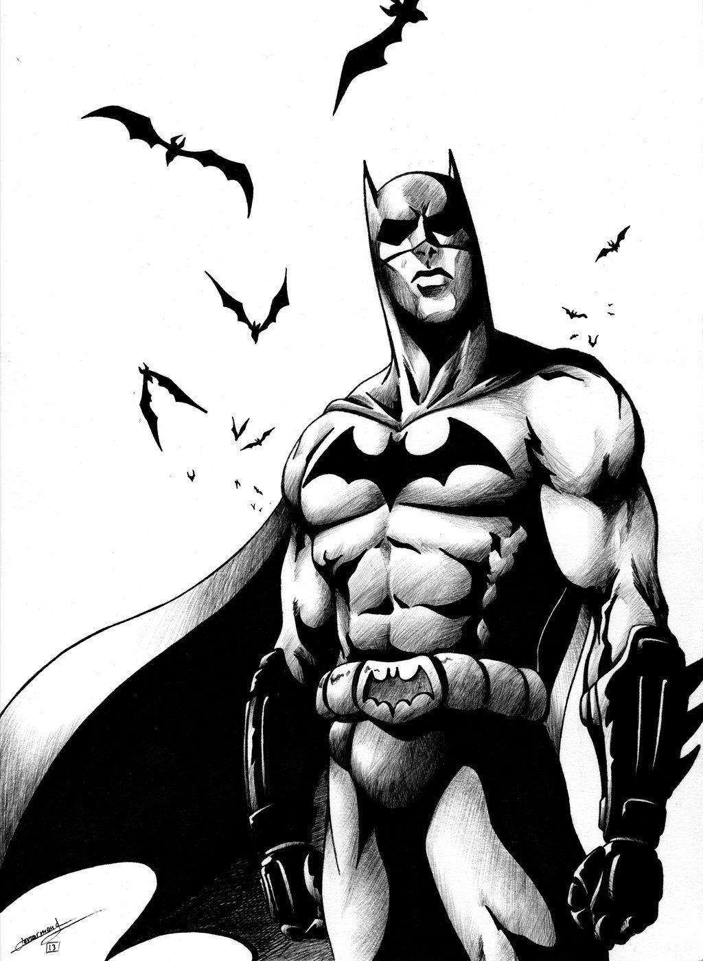 Batman Black and White Wallpapers - 4k, HD Batman Black and White ...