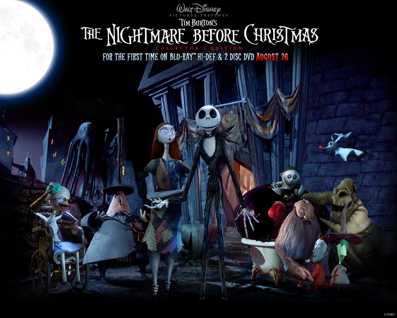 Nightmare before christmas wallpapers 4k hd nightmare before