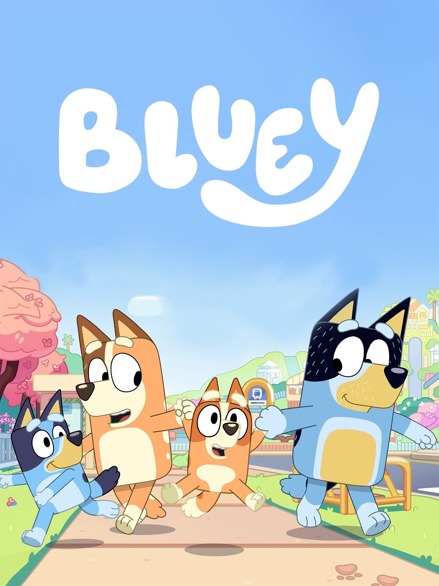 Bluey Cartoon Wallpaper