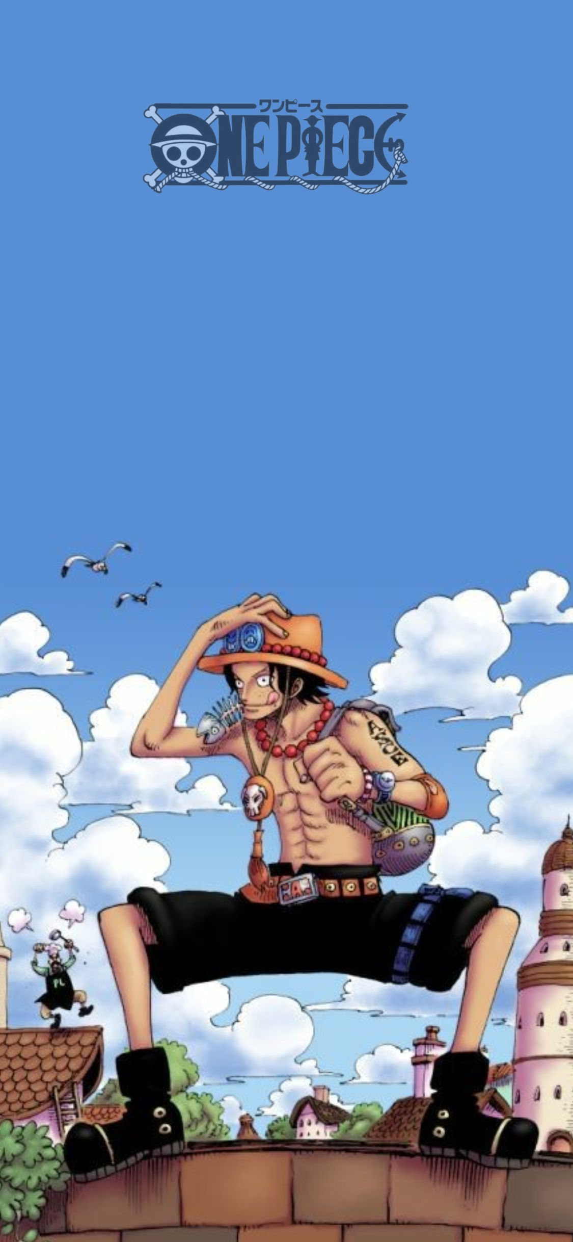 Ace One Piece Minimalist 4K Wallpaper #6.93