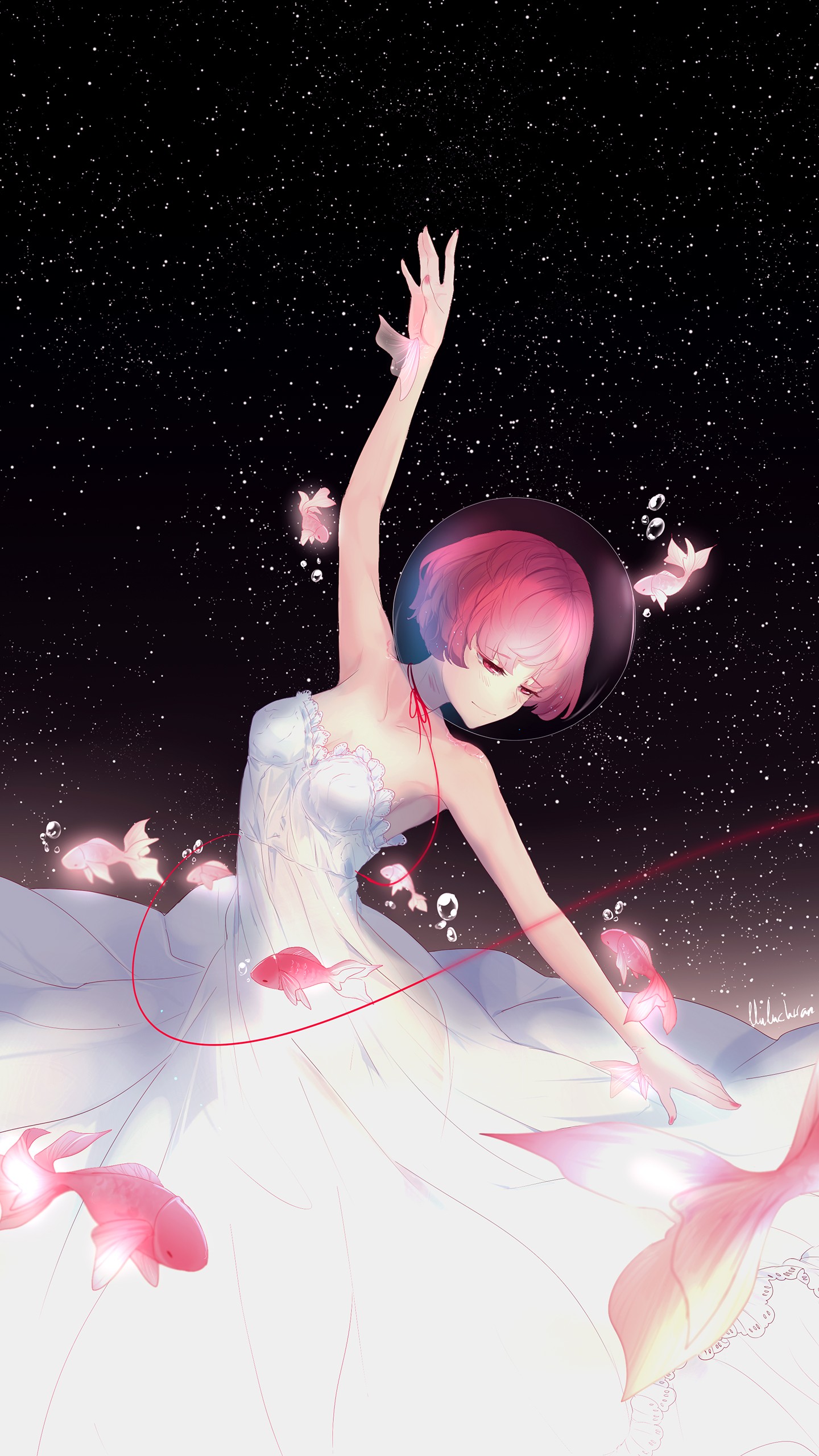 1440x2560 <b>Anime</b> girl Night <b>Dance</b> Wallpaper. 