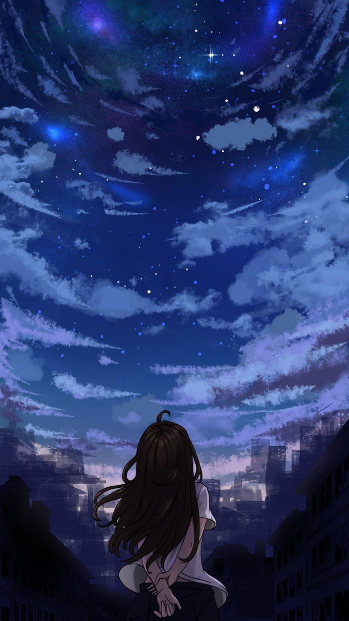 Anime Night Wallpapers - 4k, HD Anime Night Backgrounds on WallpaperBat