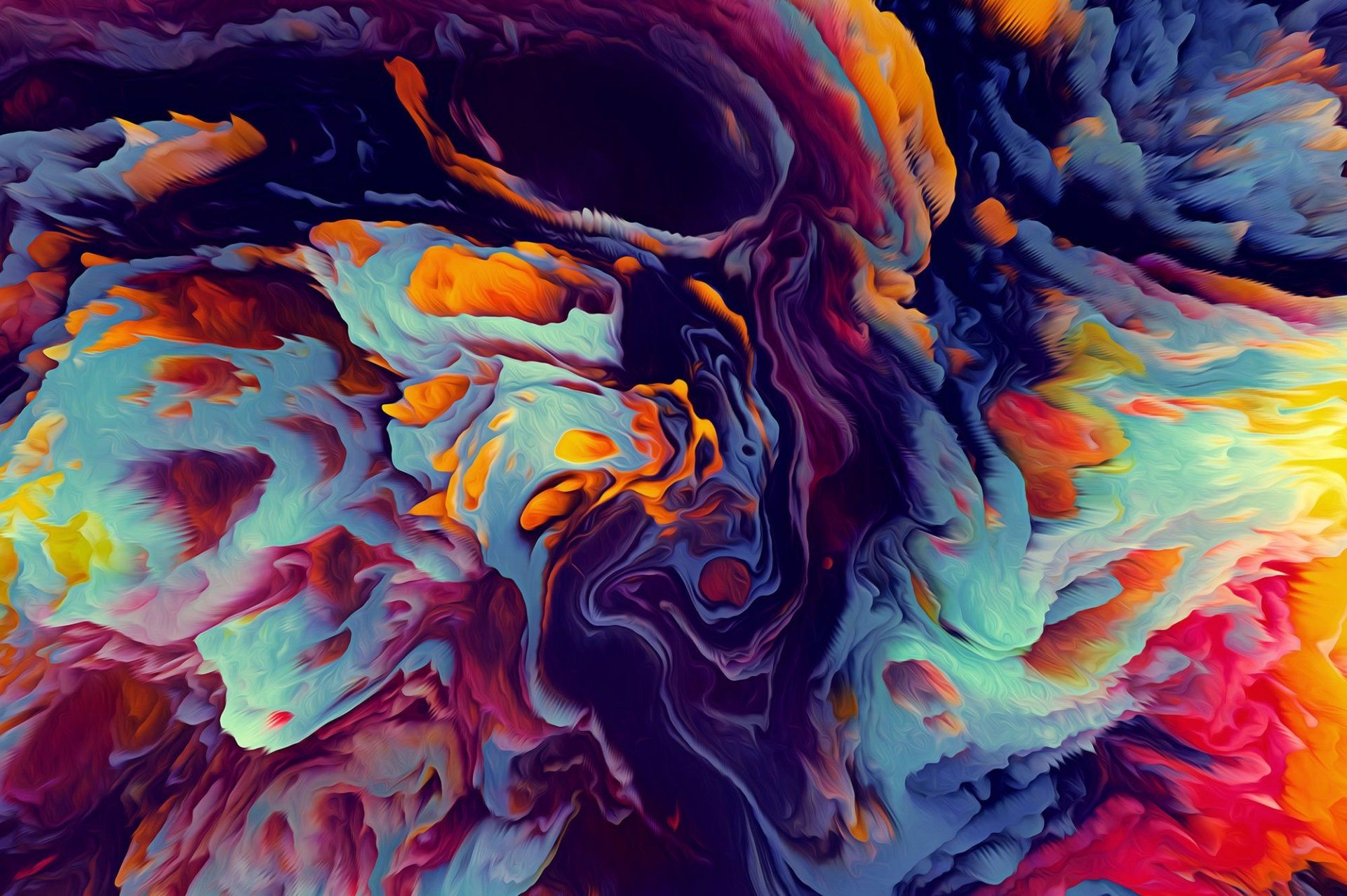 Color fluid. Цветная абстракция. Краска для обоев. Изобразительное искусство. Геологические картины.