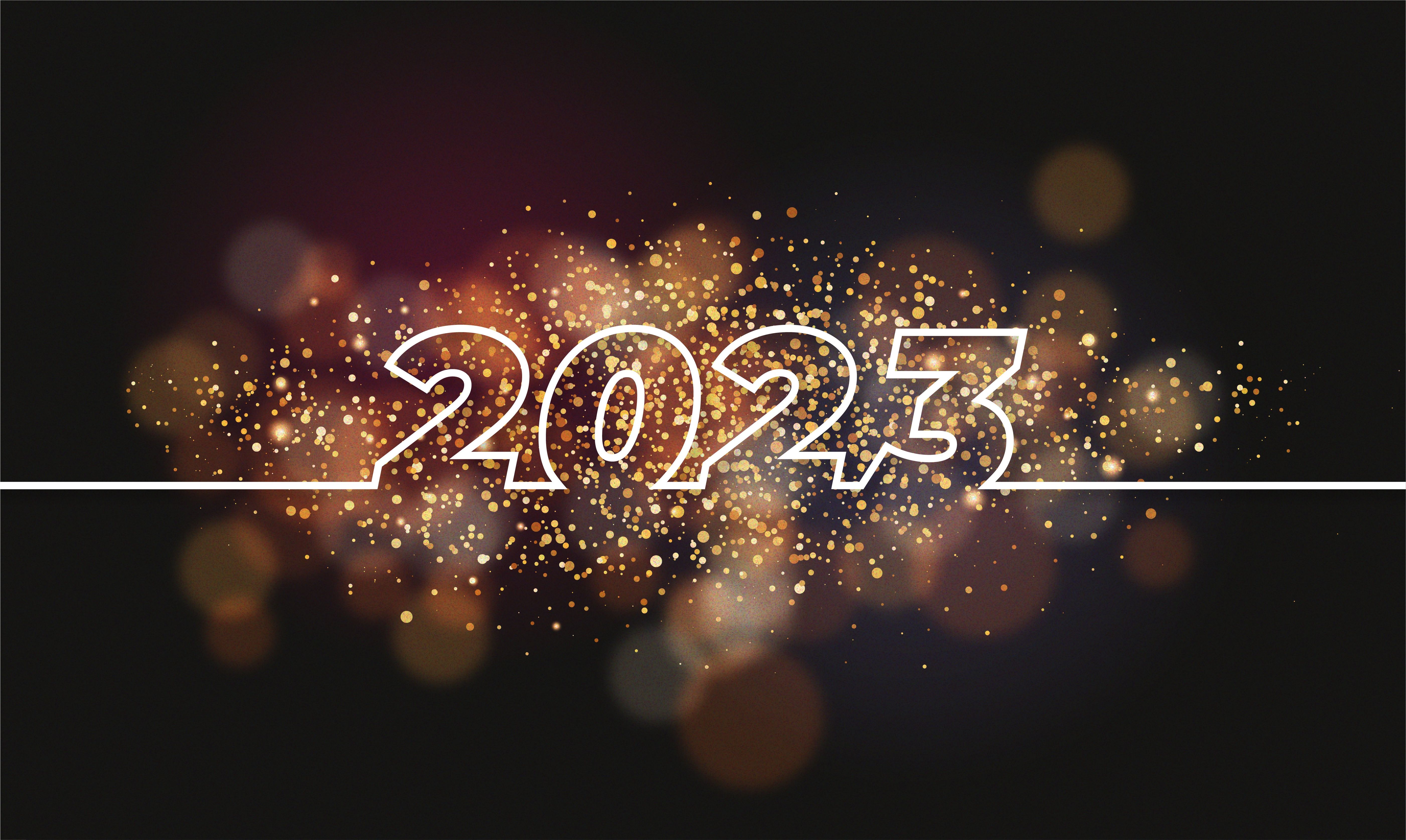 New Year 2023 Wallpapers 4k Hd New Year 2023 Backgrounds On Wallpaperbat 8473