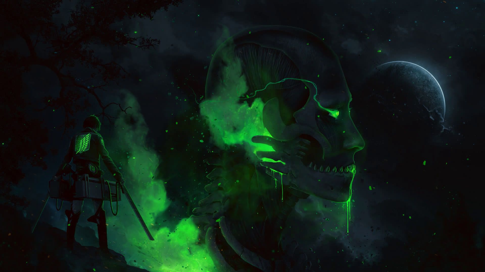 Green Anime Wallpapers - 4k, HD Green Anime Backgrounds on WallpaperBat