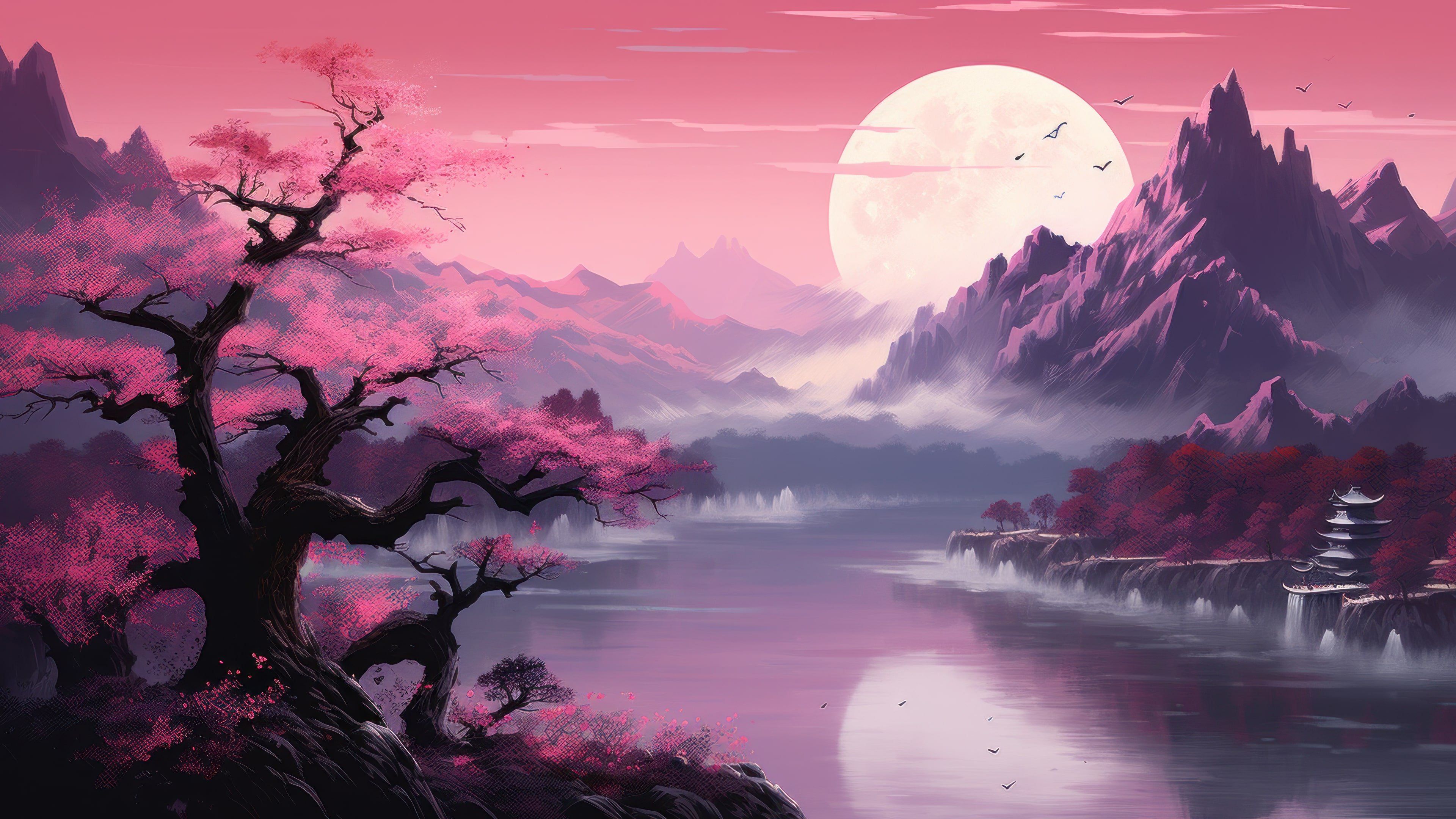 cherry blossom animated wallpaper