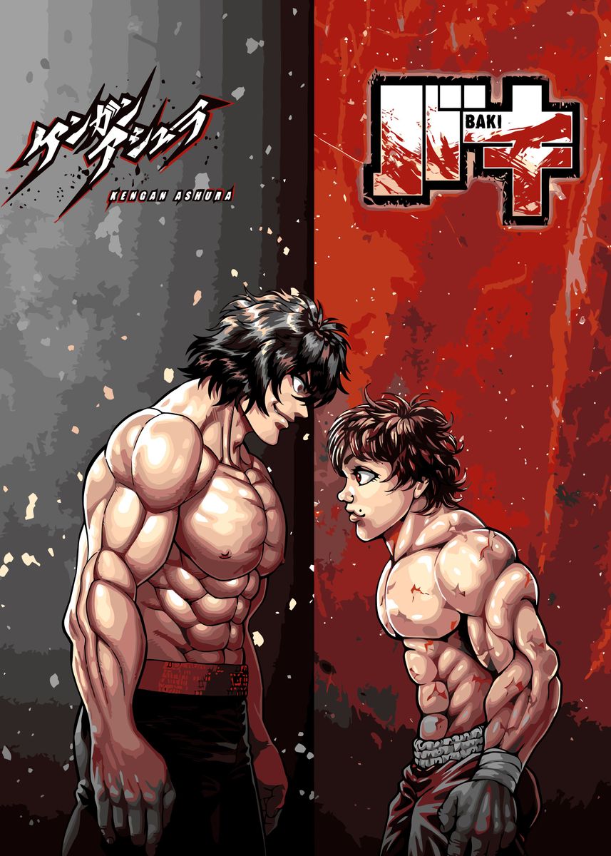 857x1200 Kengan Ashura&apos; Poster, picture, metal on WallpaperBat 